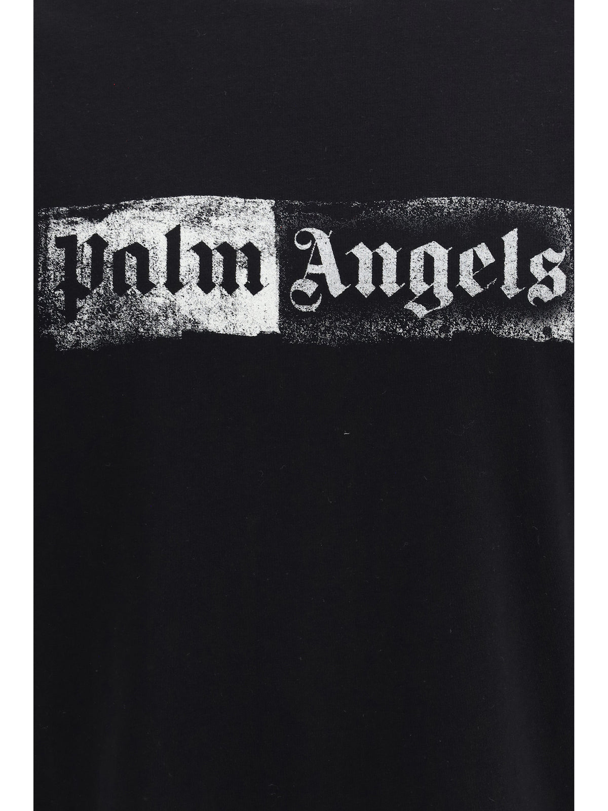 Palm Angels Men Stamp T-Shirt With Logo PALM ANGELS