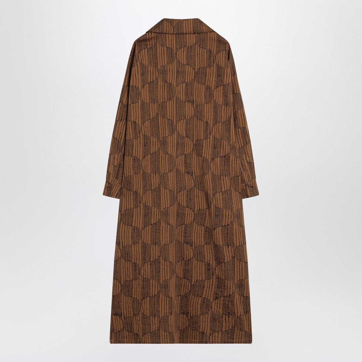 Max Mara Olive Green Shirt Dress In Cotton Women MAX MARA