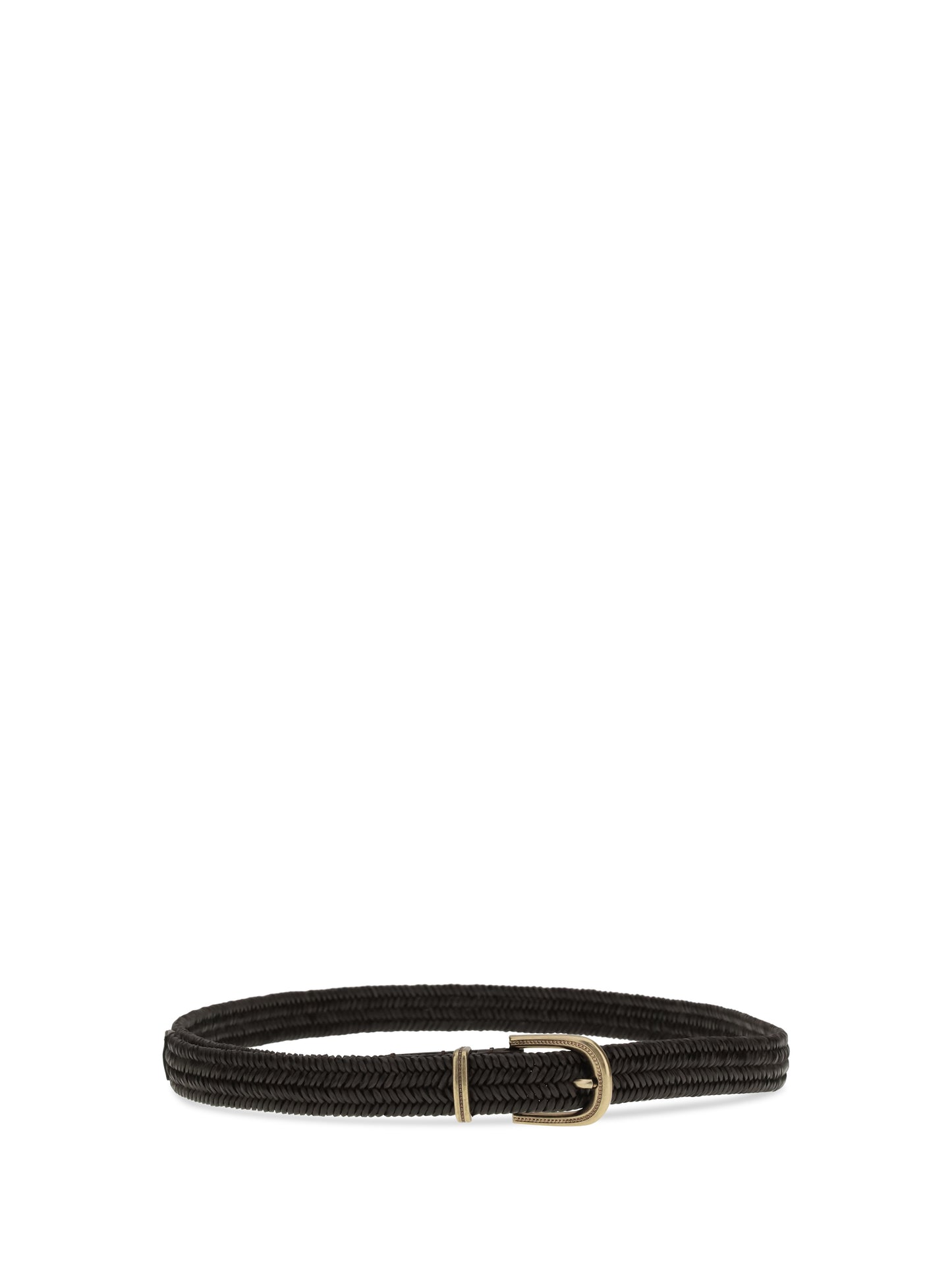 Brunello Cucinelli Women Braided Stretch Leather Belt BRUNELLO CUCINELLI