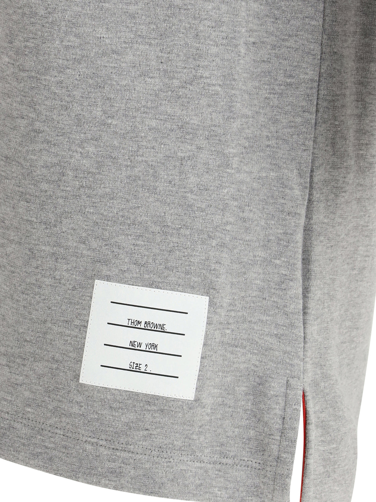Thom Browne Men T-Shirt With Horizontal Bands