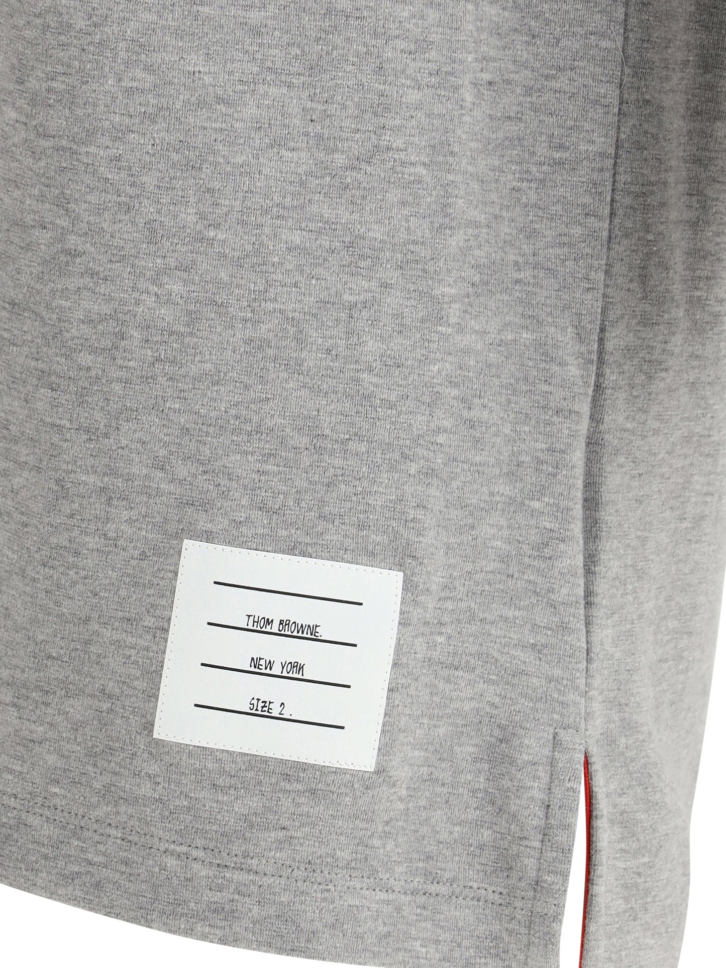 Thom Browne Men T-Shirt With Horizontal Bands THOM BROWNE
