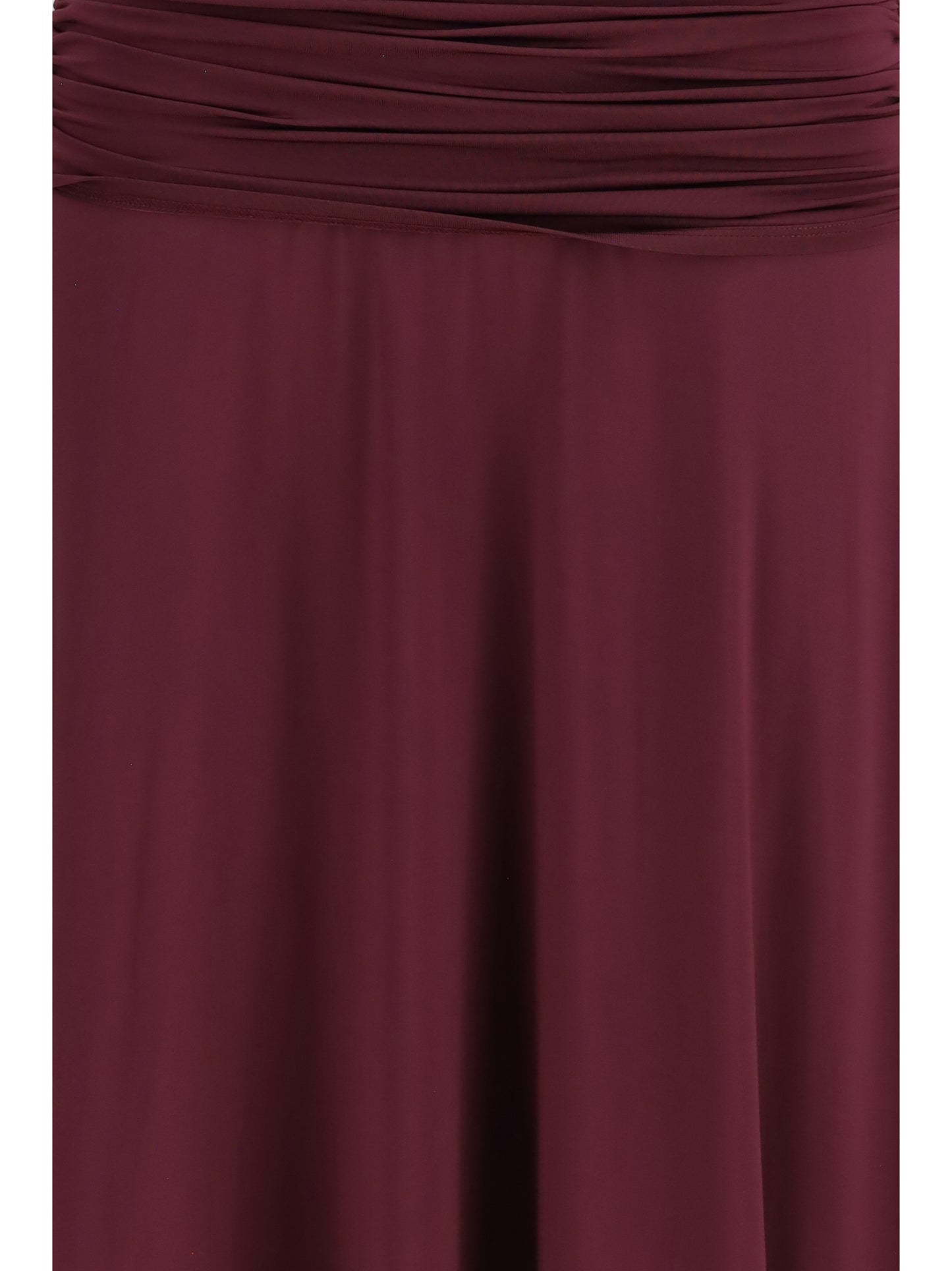 Self-Portrait Women Ruched Midi Dress In Jersey SELF-PORTRAIT