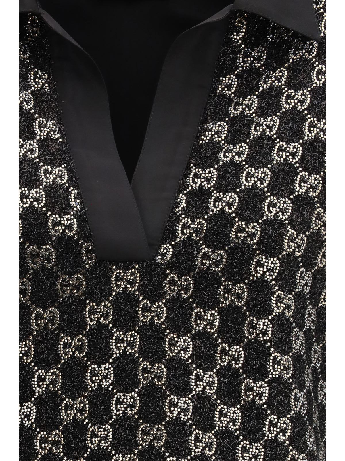 Gucci Women Wool Lamé Tweed Top GUCCI