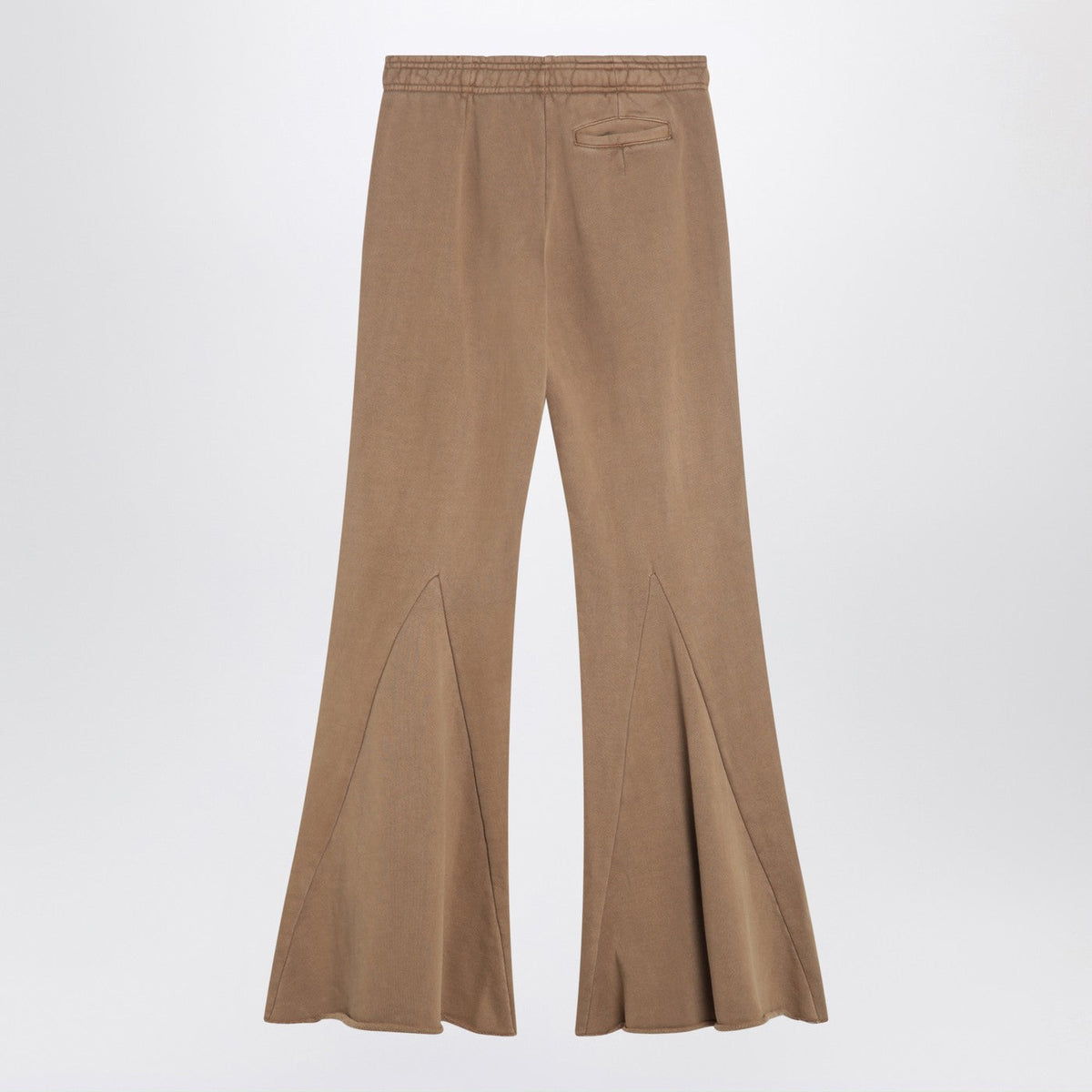 Entire Studios Cotton Beige Flared Trousers Women Entire Studios