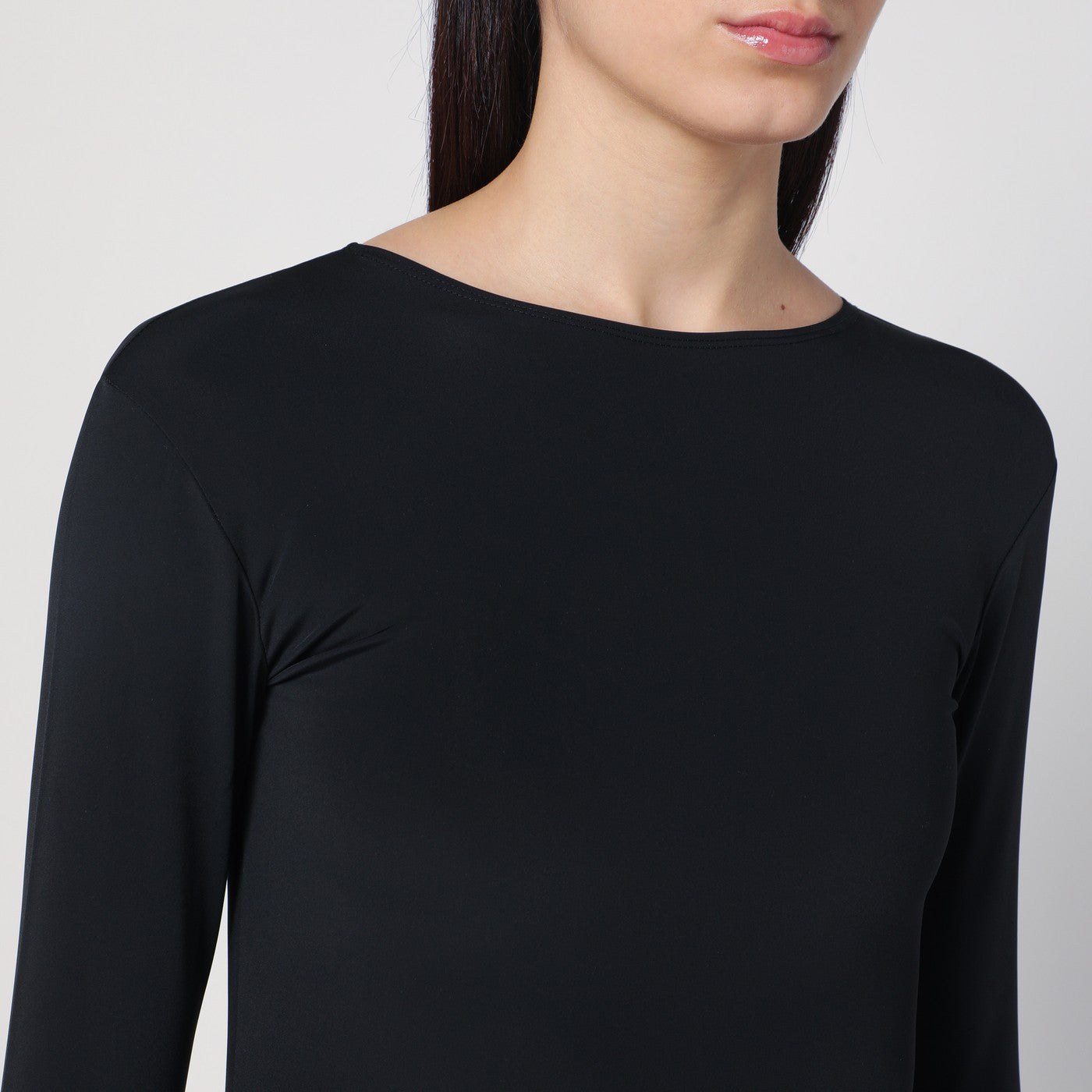 Entire Studios Mini Black Dress In Nylon Blend Women Entire Studios