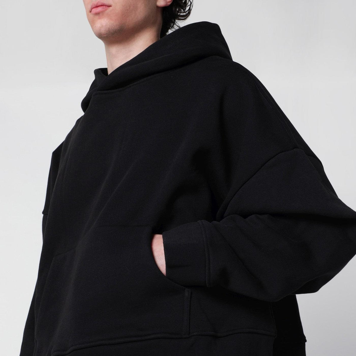 Entire Studios Black Cotton Sweatshirt Men Entire Studios