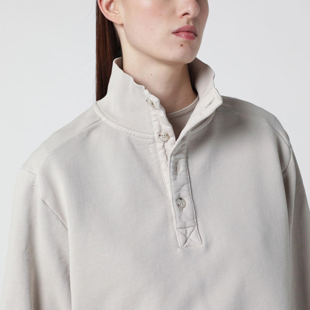 Entire Studios Vintage White Cotton Sweatshirt Women Entire Studios