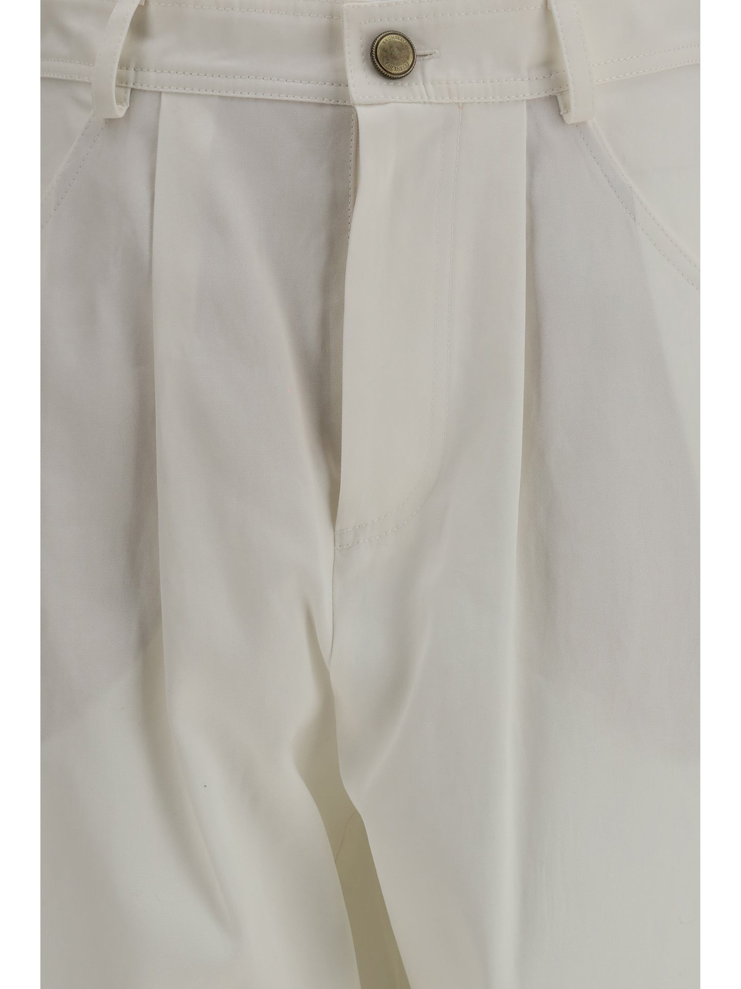 Brunello Cucinelli Women Barrel Fit Jeans With Pockets BRUNELLO CUCINELLI