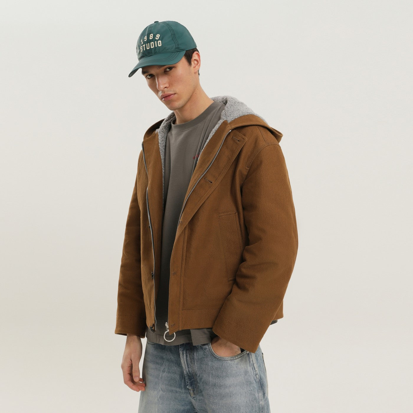 1989 Studio Brown Workwear Jacket Men 1989 STUDIO