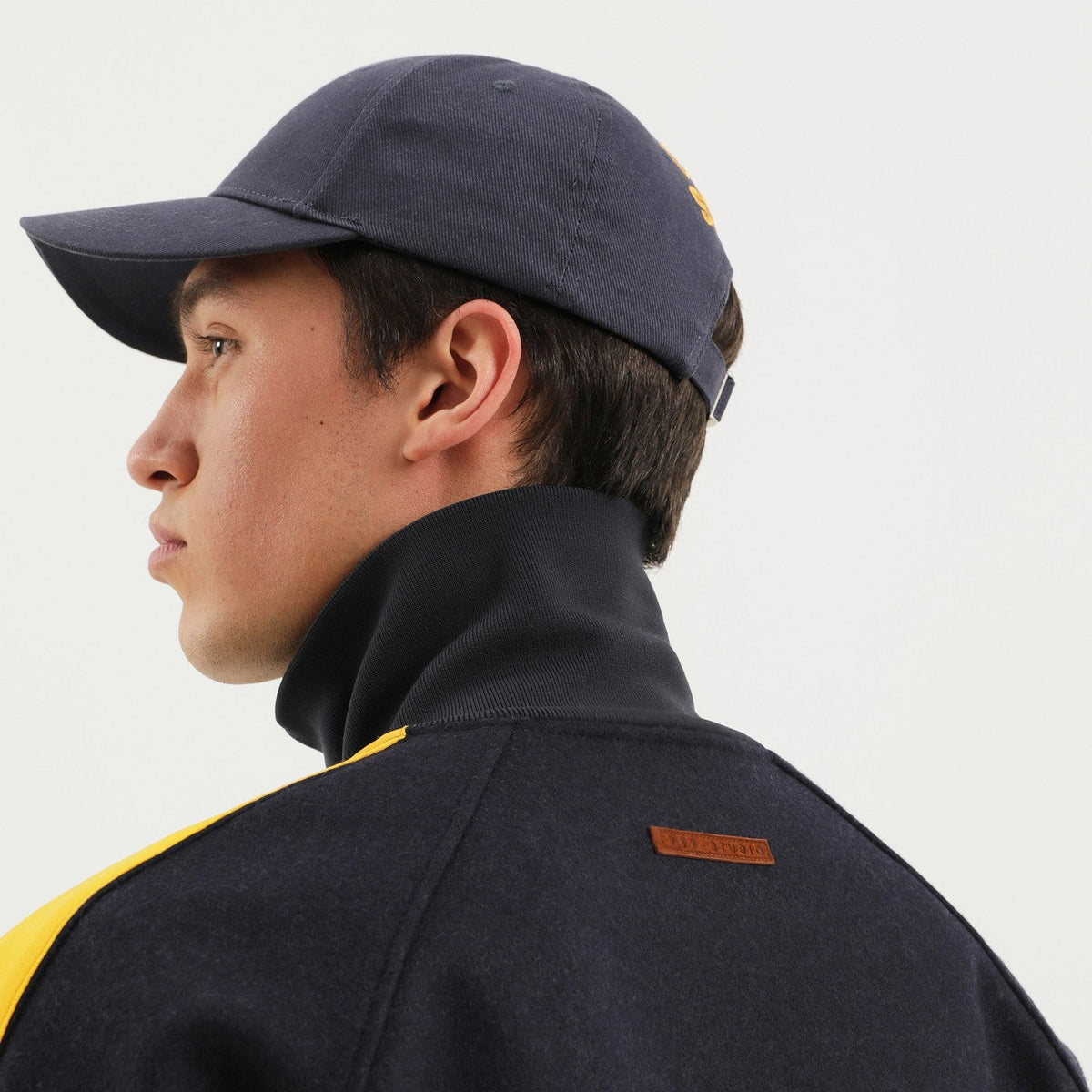 1989 Studio Gray Jacket With Side Stripes Men 1989 STUDIO