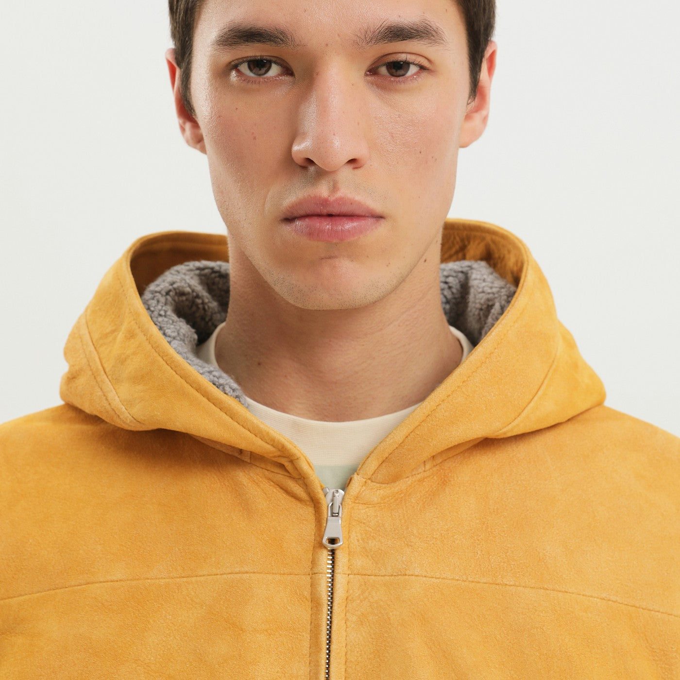 1989 Studio Yellow Suede Hoodie Men 1989 STUDIO