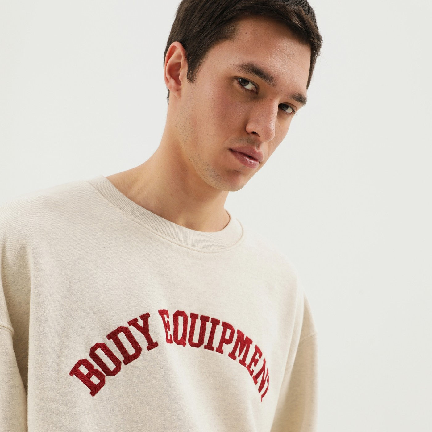 1989 Studio White Body Equipment Crew Neck Sweatshirt Men 1989 STUDIO