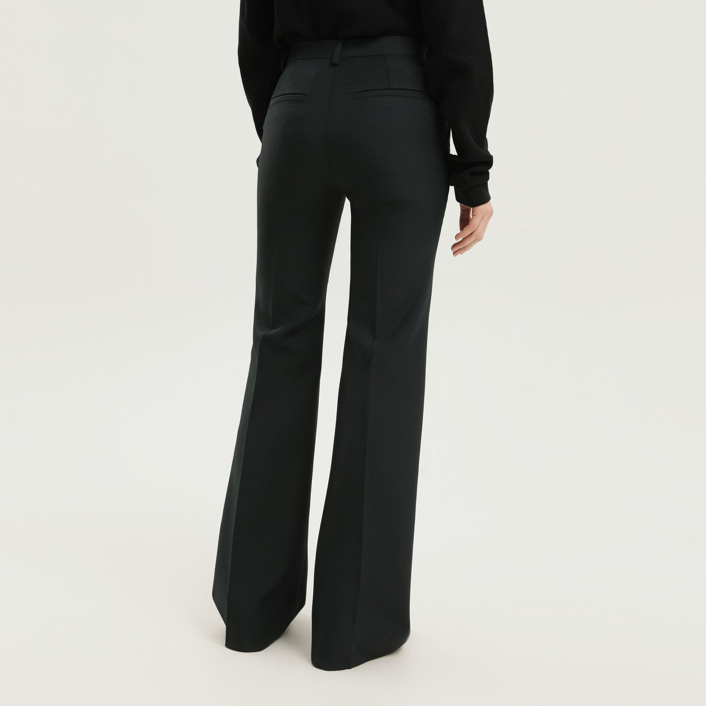 1989 Studio High-Waisted Dark Green Bell-Bottom Pants Women 1989 STUDIO
