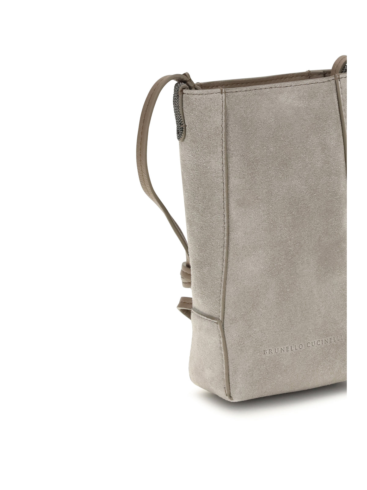 Brunello Cucinelli Women Bc Duo Suede Cell Phone Case BRUNELLO CUCINELLI