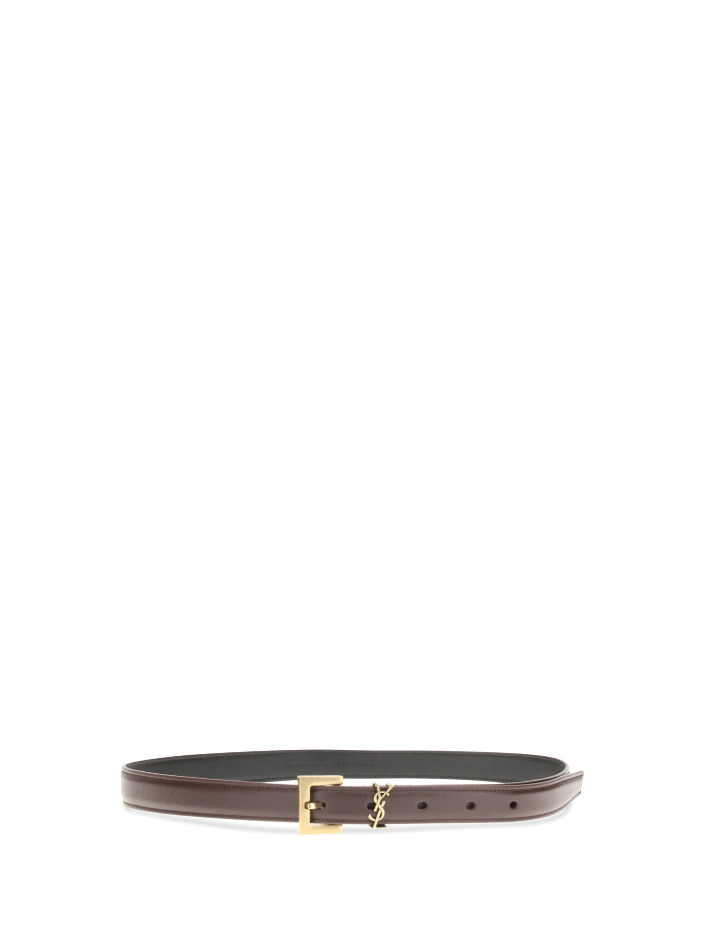 Saint Laurent Women Cassandre Slim Belt SAINT LAURENT