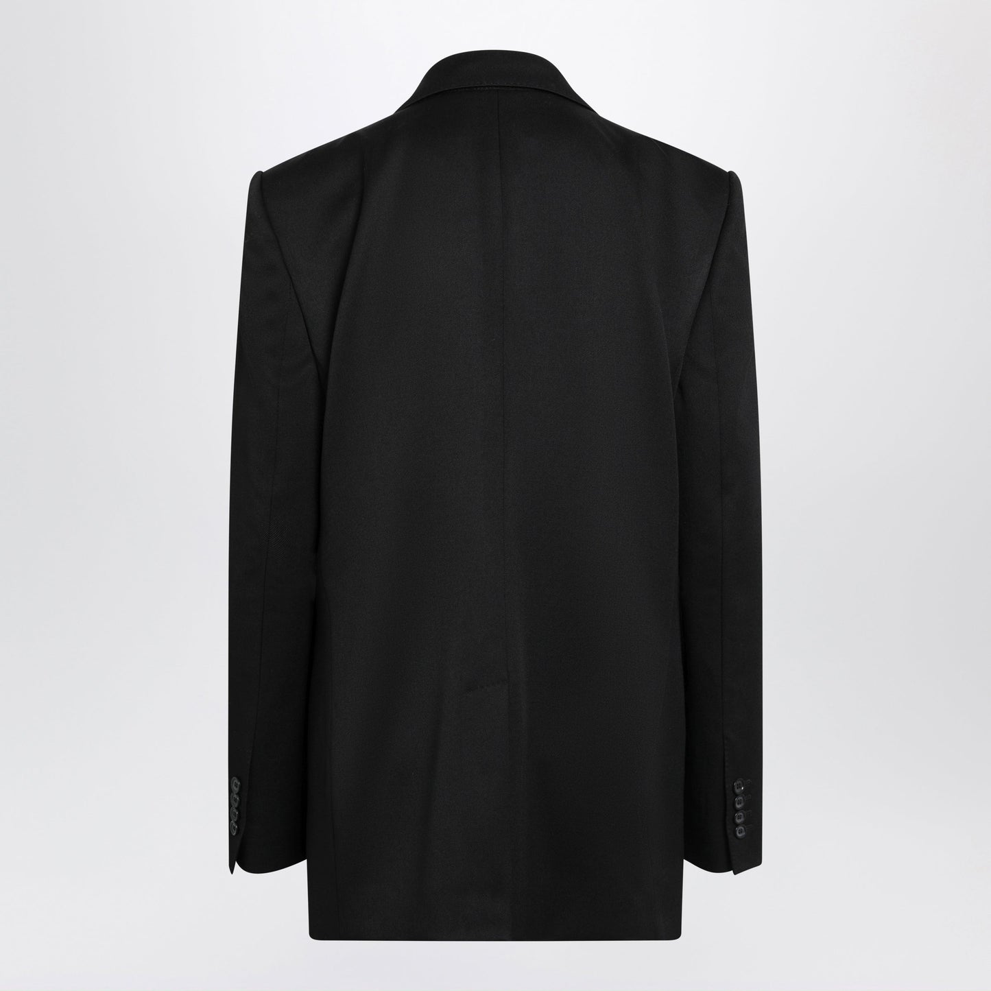 Dolce&Gabbana Black Single-Breasted Jacket In Wool Women DOLCE & GABBANA