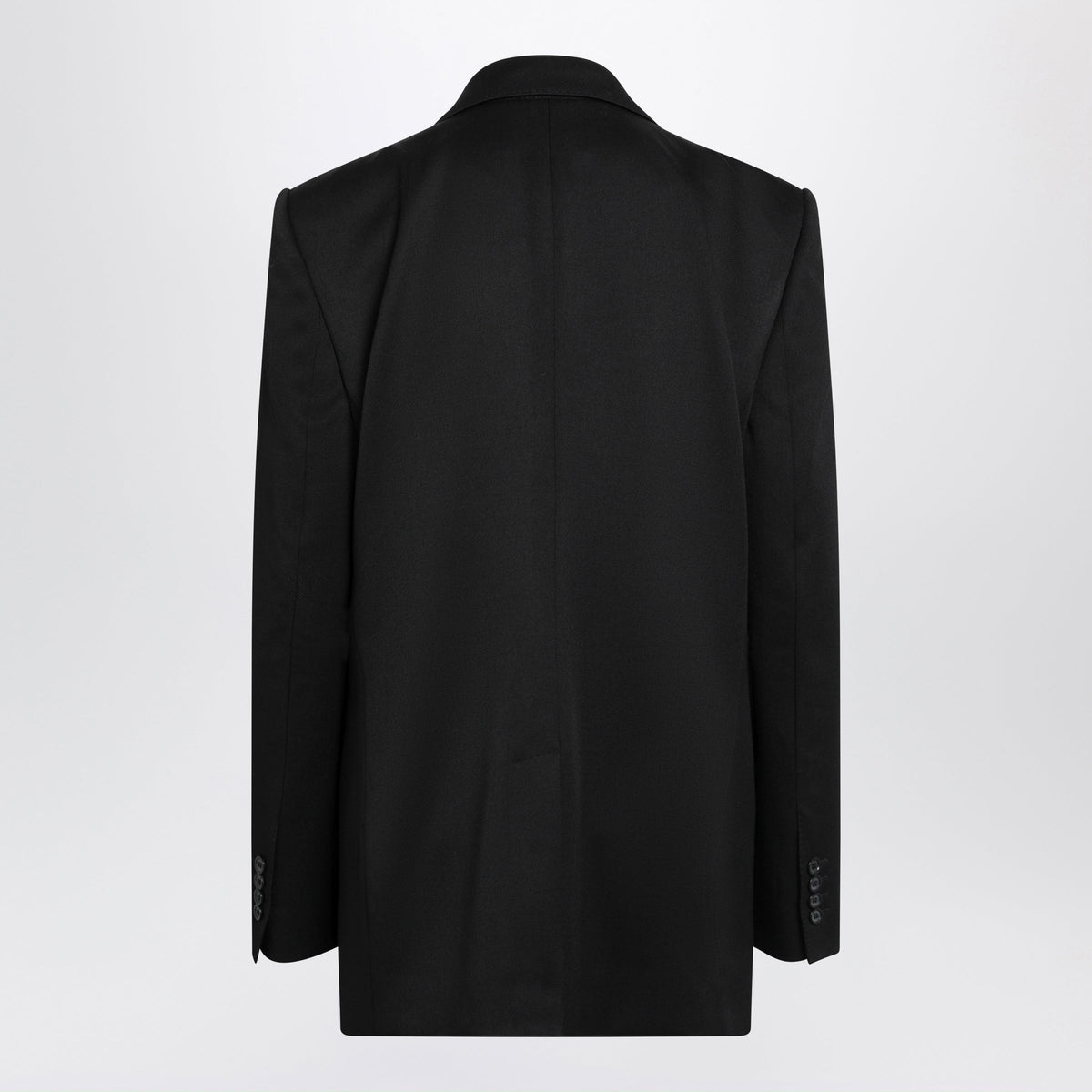 Dolce&Gabbana Black Single-Breasted Jacket In Wool Women DOLCE & GABBANA