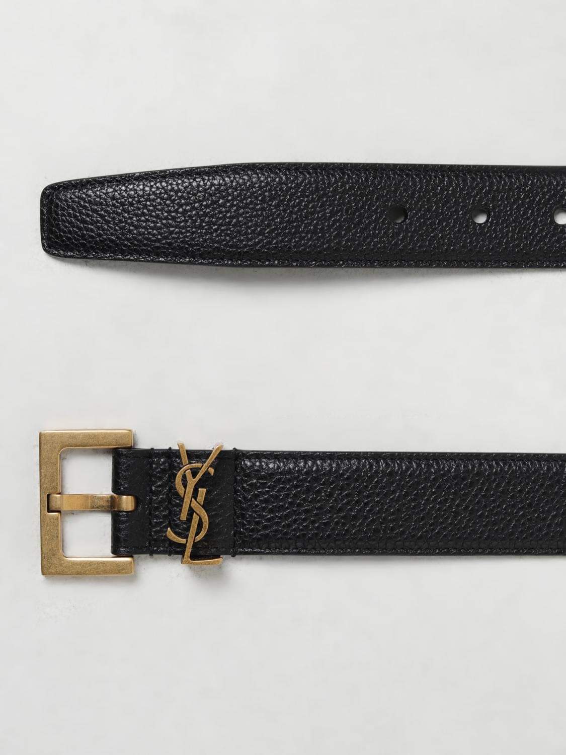 Saint Laurent Belt Men Black SAINT LAURENT