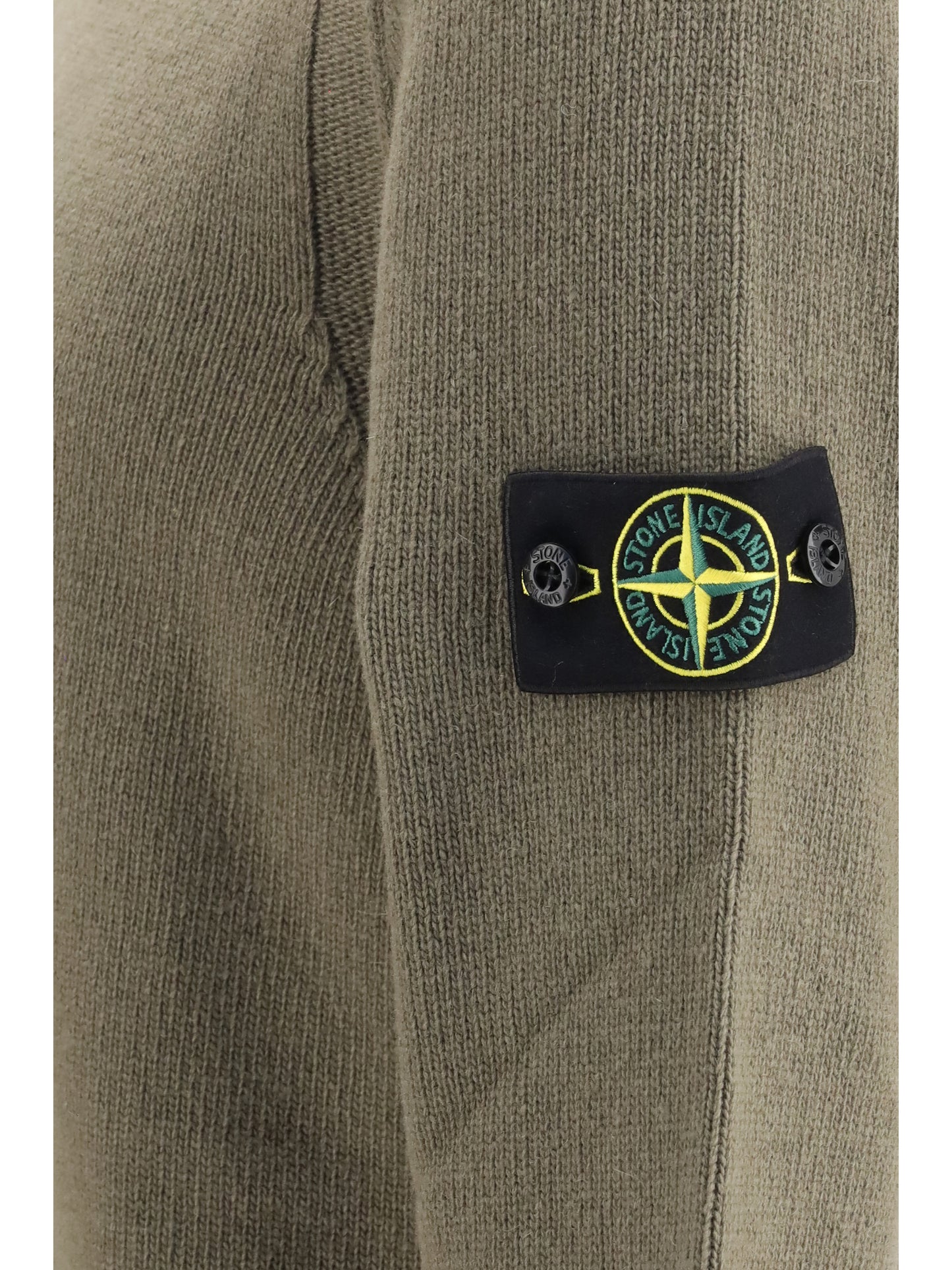 Stone Island Men Sweater Crewneck With Logo Patch On The Sleeve STONE ISLAND