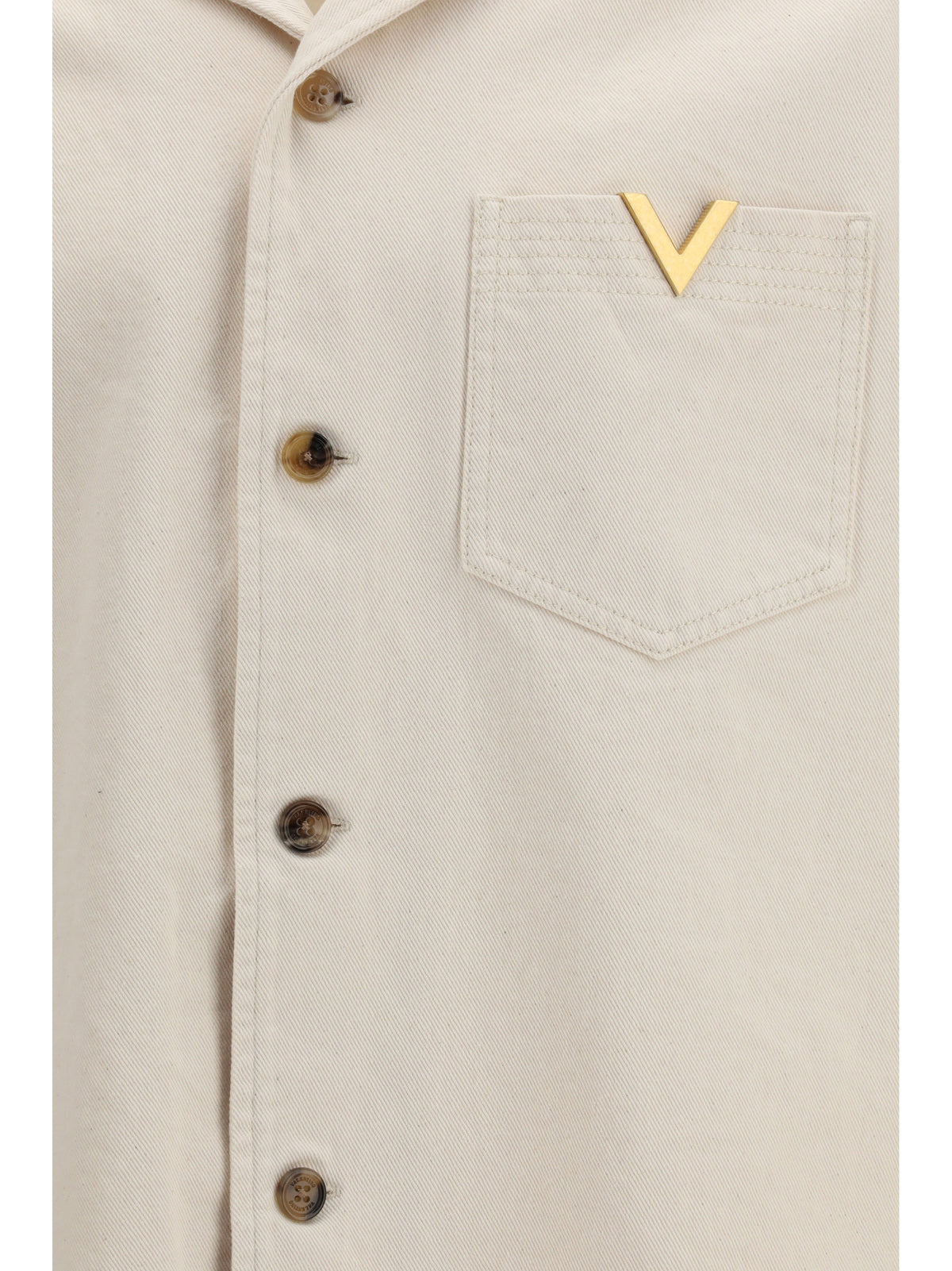 Valentino Men Signature Vlogo Bowling Shirt VALENTINO