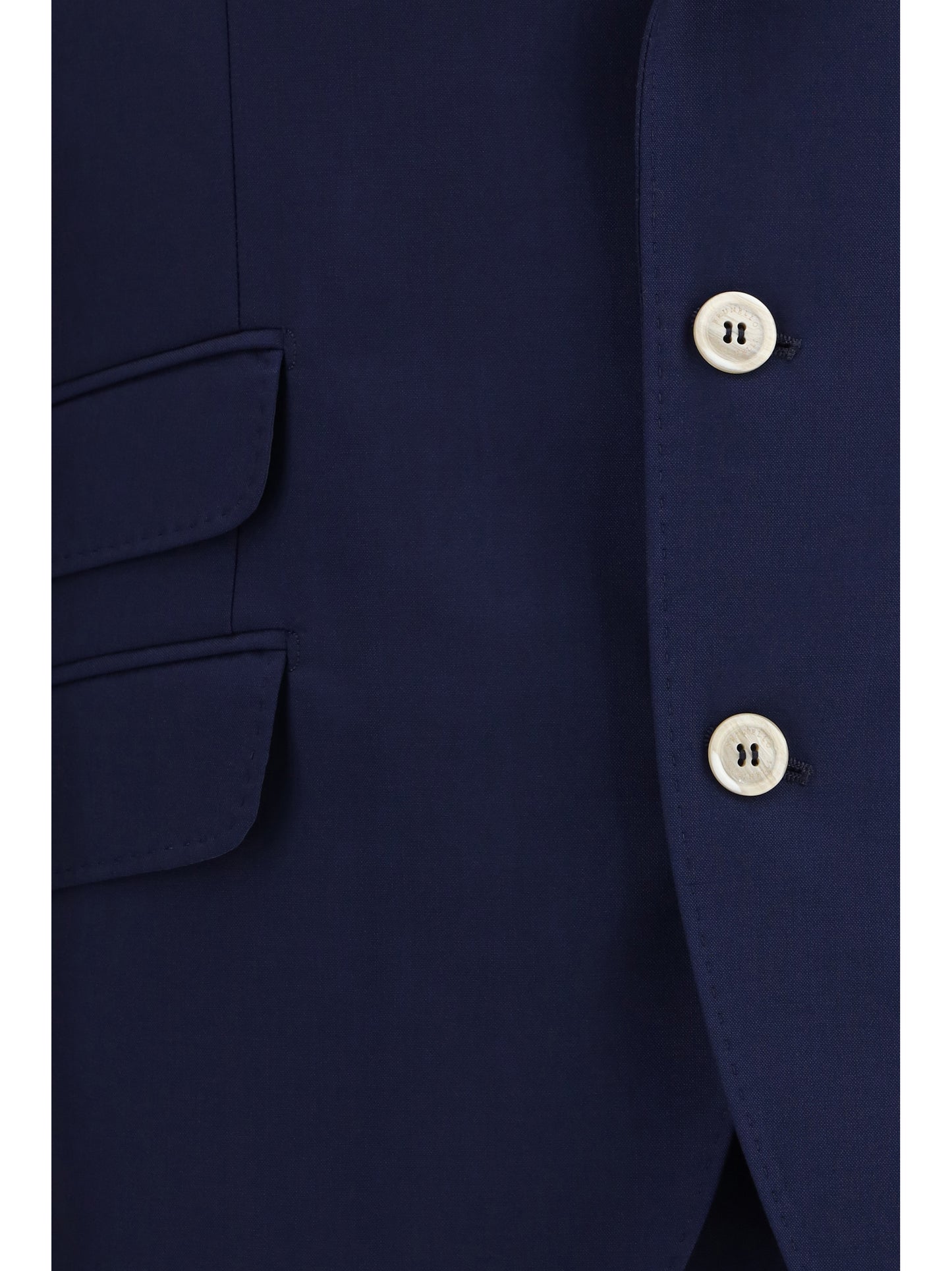 Brunello Cucinelli Men Single-Breasted Suit With Peak Lapels BRUNELLO CUCINELLI