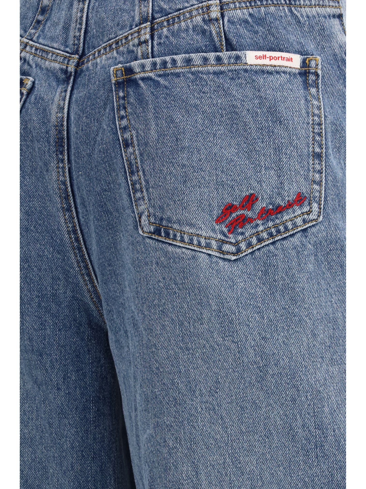 Self-Portrait Women Barrel Leg Jeans SELF-PORTRAIT