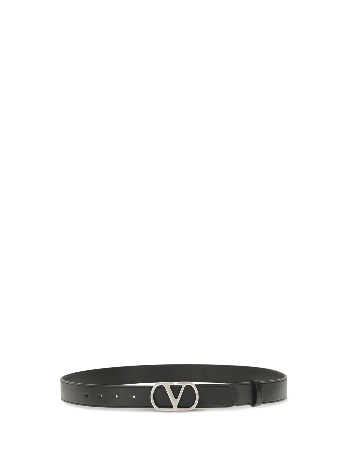 Valentino Garavani Men Vlogo Signature Leather Belt