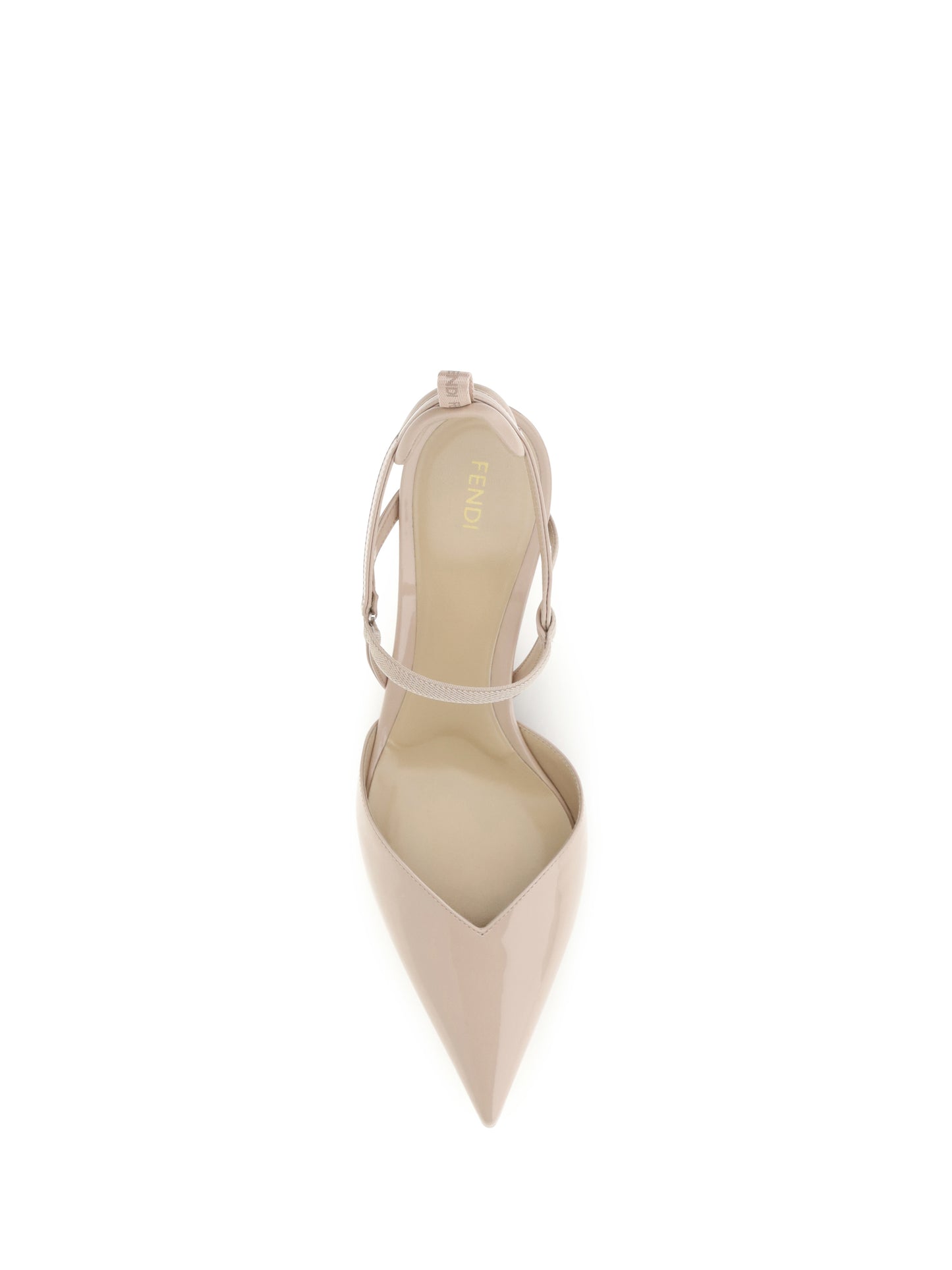 Fendi Women Patent Leather Colibrì Slingback Pumps FENDI