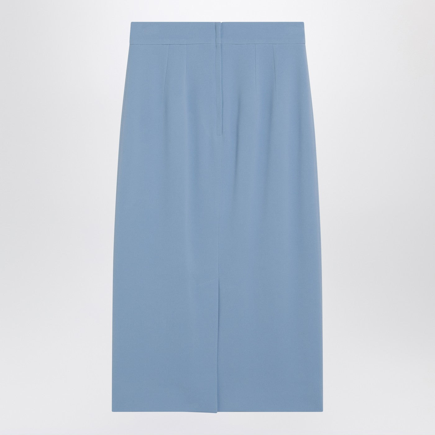 Dolce&Gabbana Light Blue Stretch Cady Skirt Women DOLCE & GABBANA