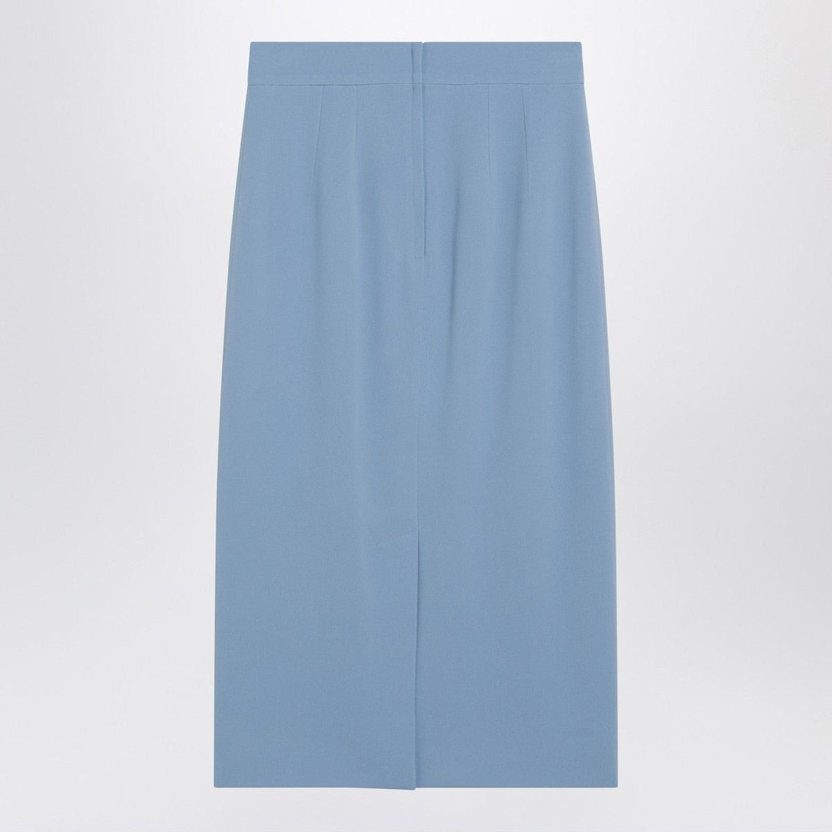 Dolce&Gabbana Light Blue Stretch Cady Skirt Women DOLCE & GABBANA