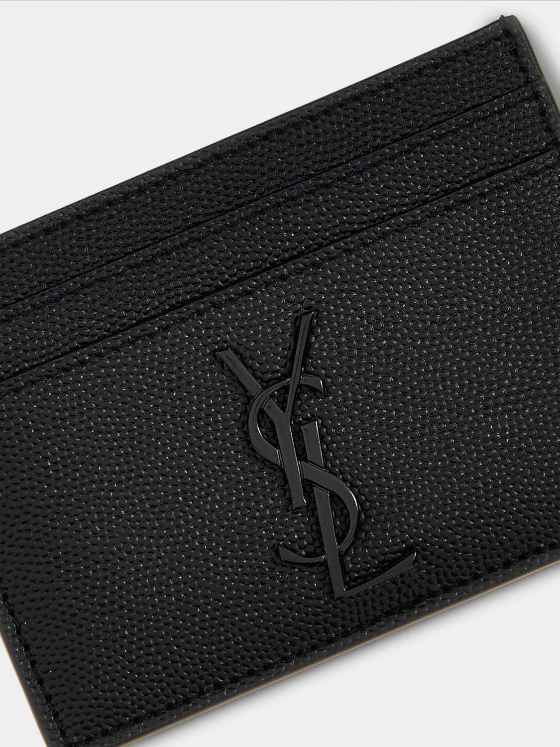 Saint Laurent Wallet Men Black SAINT LAURENT