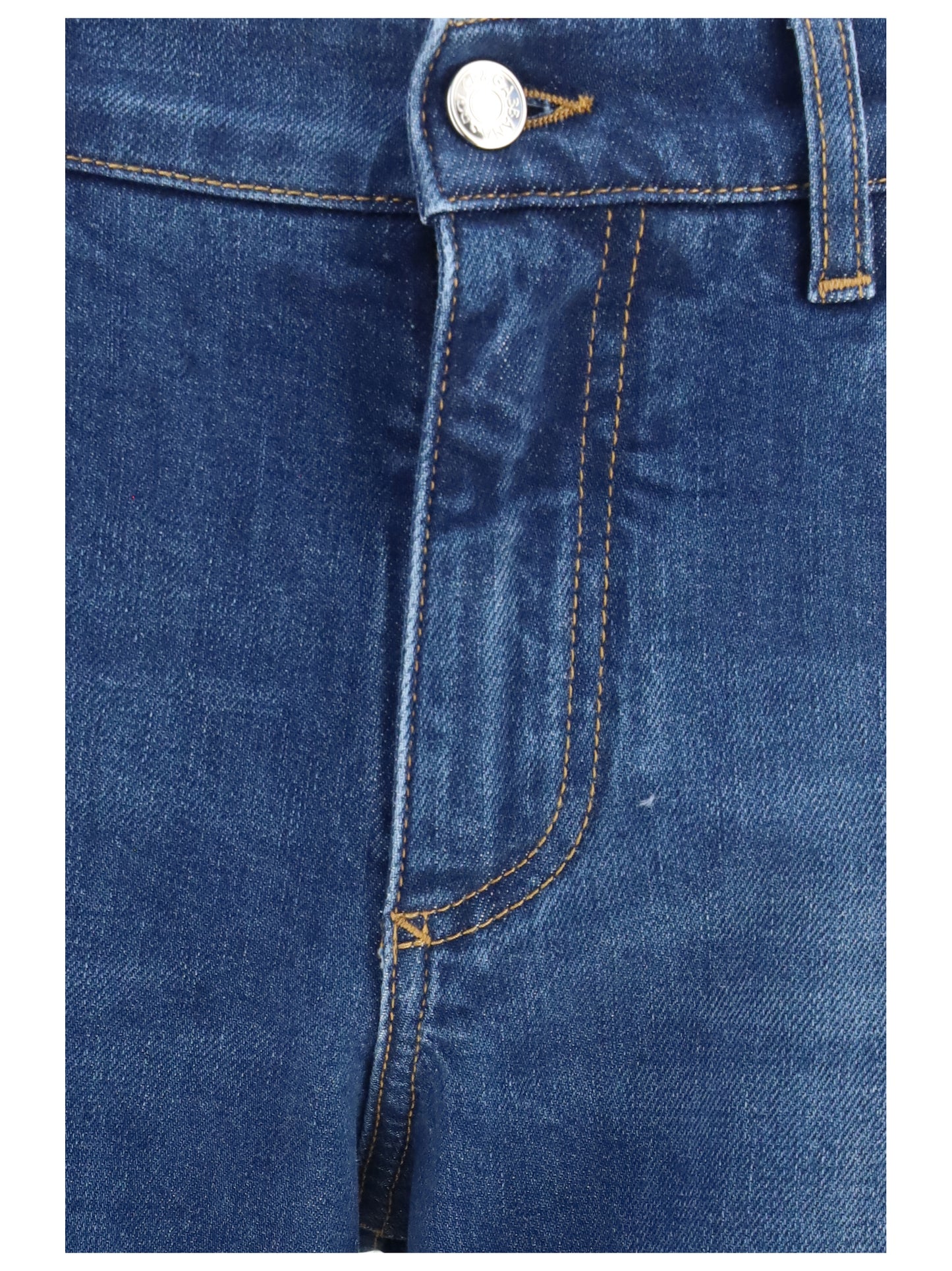 Dolce & Gabbana Men Slim Stretch Jeans With Dg Logo DOLCE & GABBANA