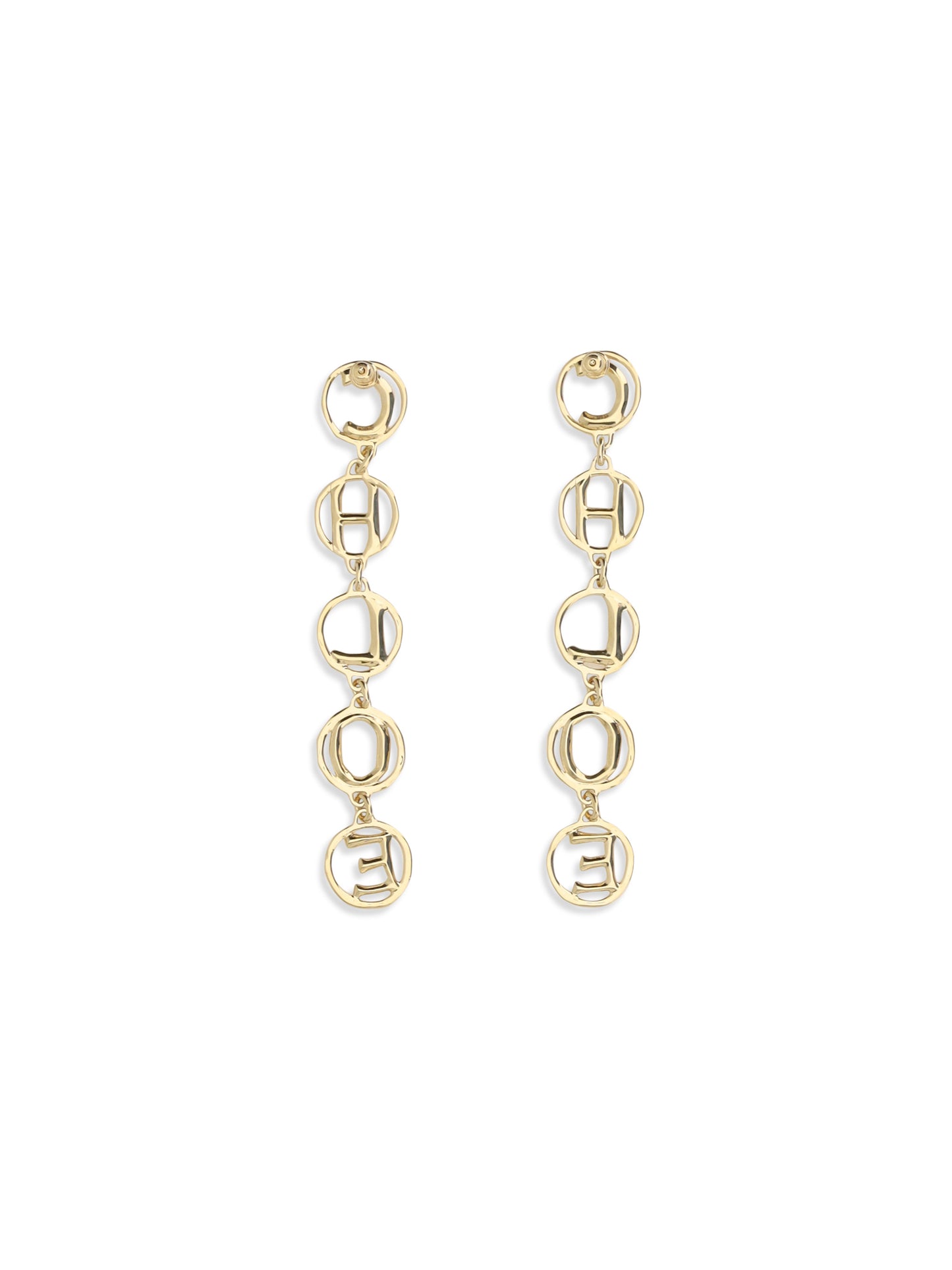 Chloé Women Script Drop Earrings CHLOE