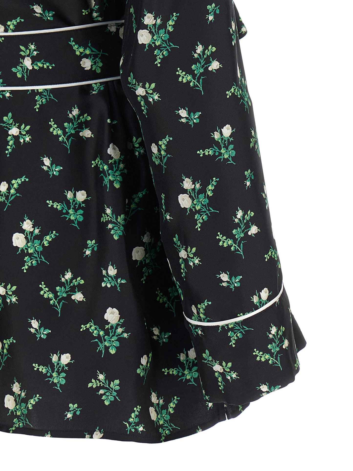 Dolce & Gabbana Women Roselline And Lily Of The Lilies Of The Flowers Printed Shirt DOLCE & GABBANA