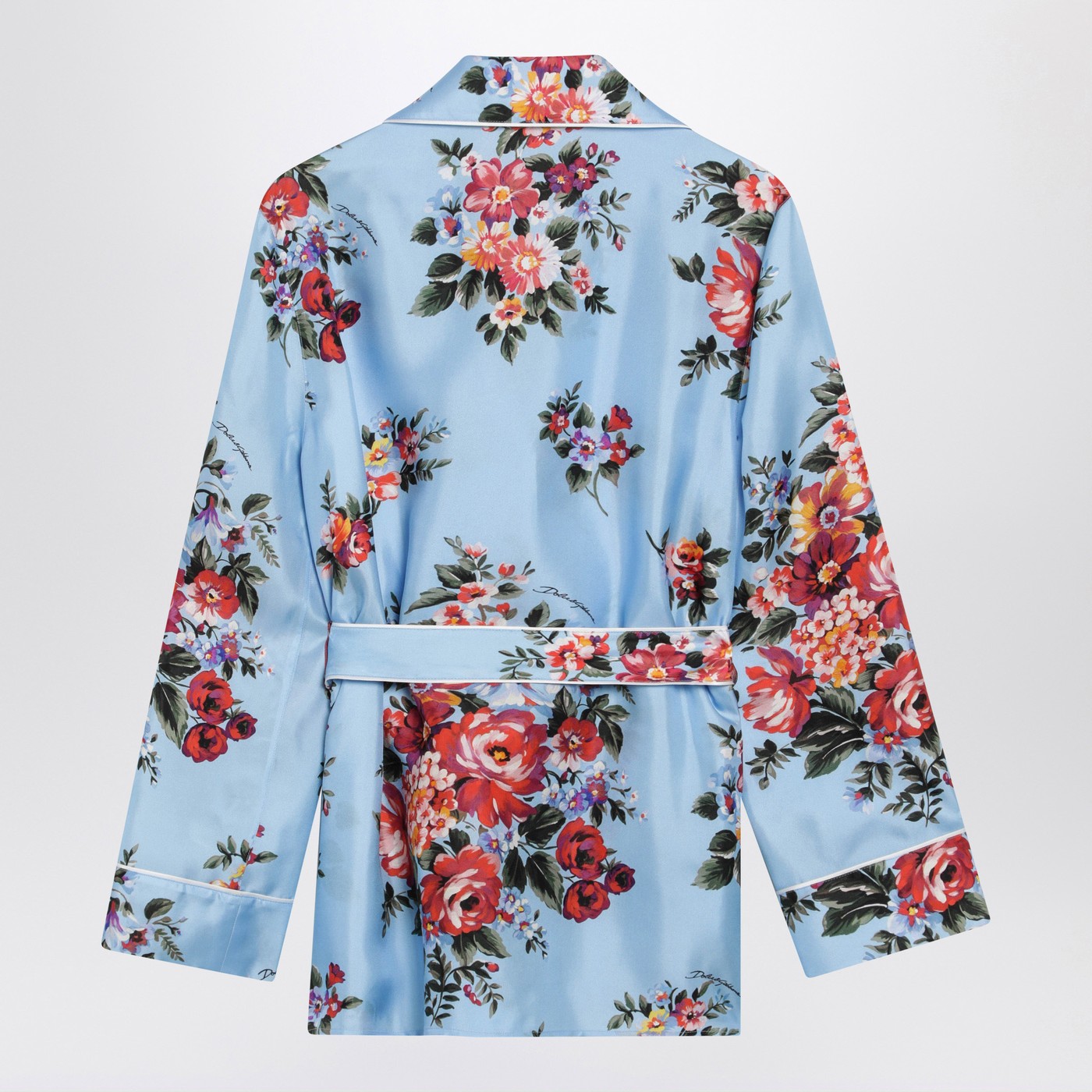 Dolce&Gabbana Vanity Silk Twill Shirt With Floral Print Women DOLCE & GABBANA