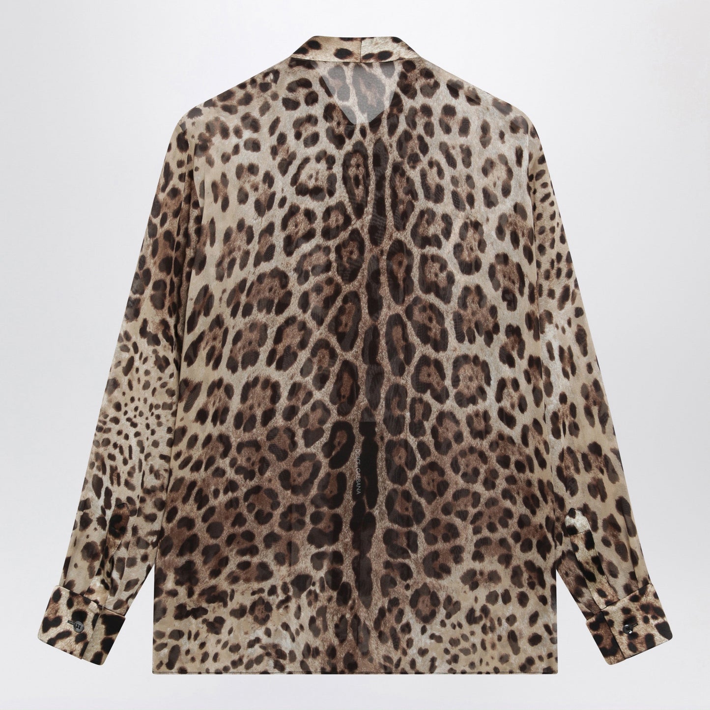 Dolce&Gabbana Leopard-Print Silk Georgette Shirt Women DOLCE & GABBANA