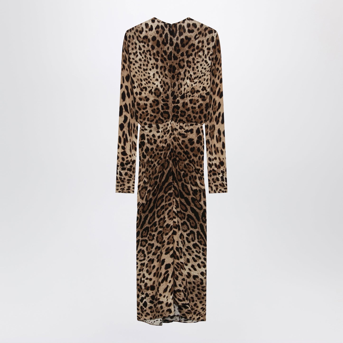 Dolce&Gabbana Leopard-Print Viscose Jersey Dress Women DOLCE & GABBANA