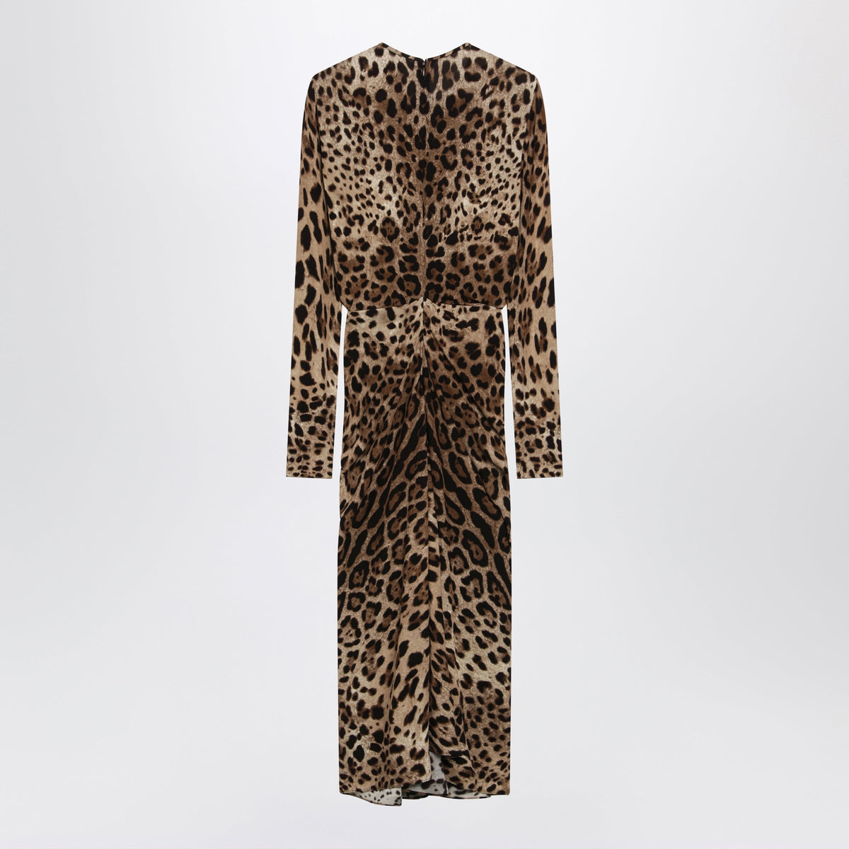 Dolce&Gabbana Leopard-Print Viscose Jersey Dress Women DOLCE & GABBANA