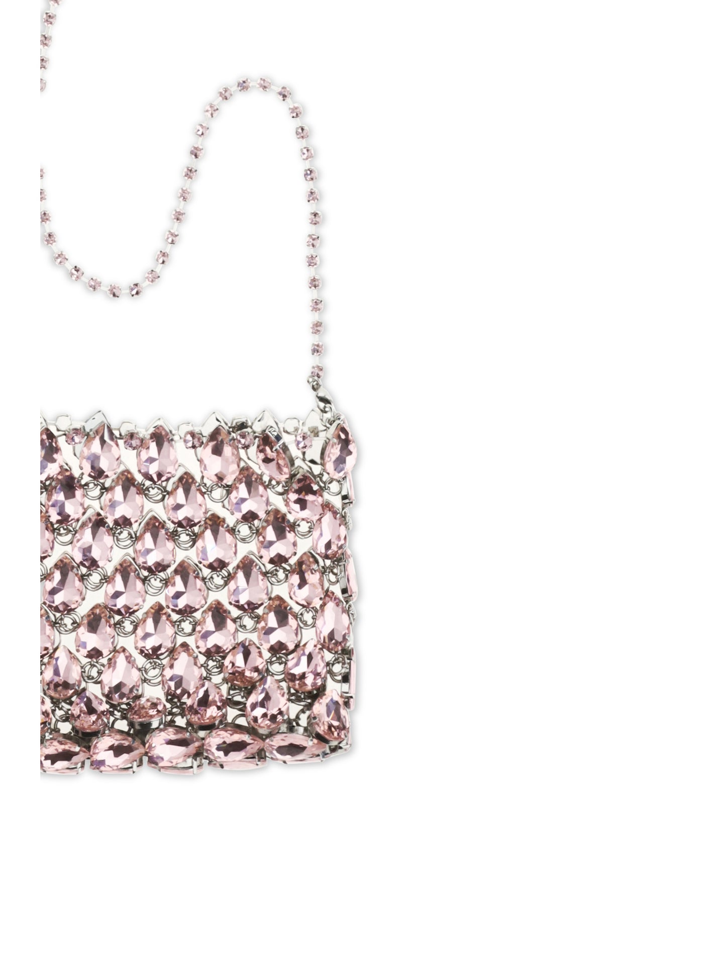 Self-Portrait Women Crystal Mesh Pouch SELF-PORTRAIT