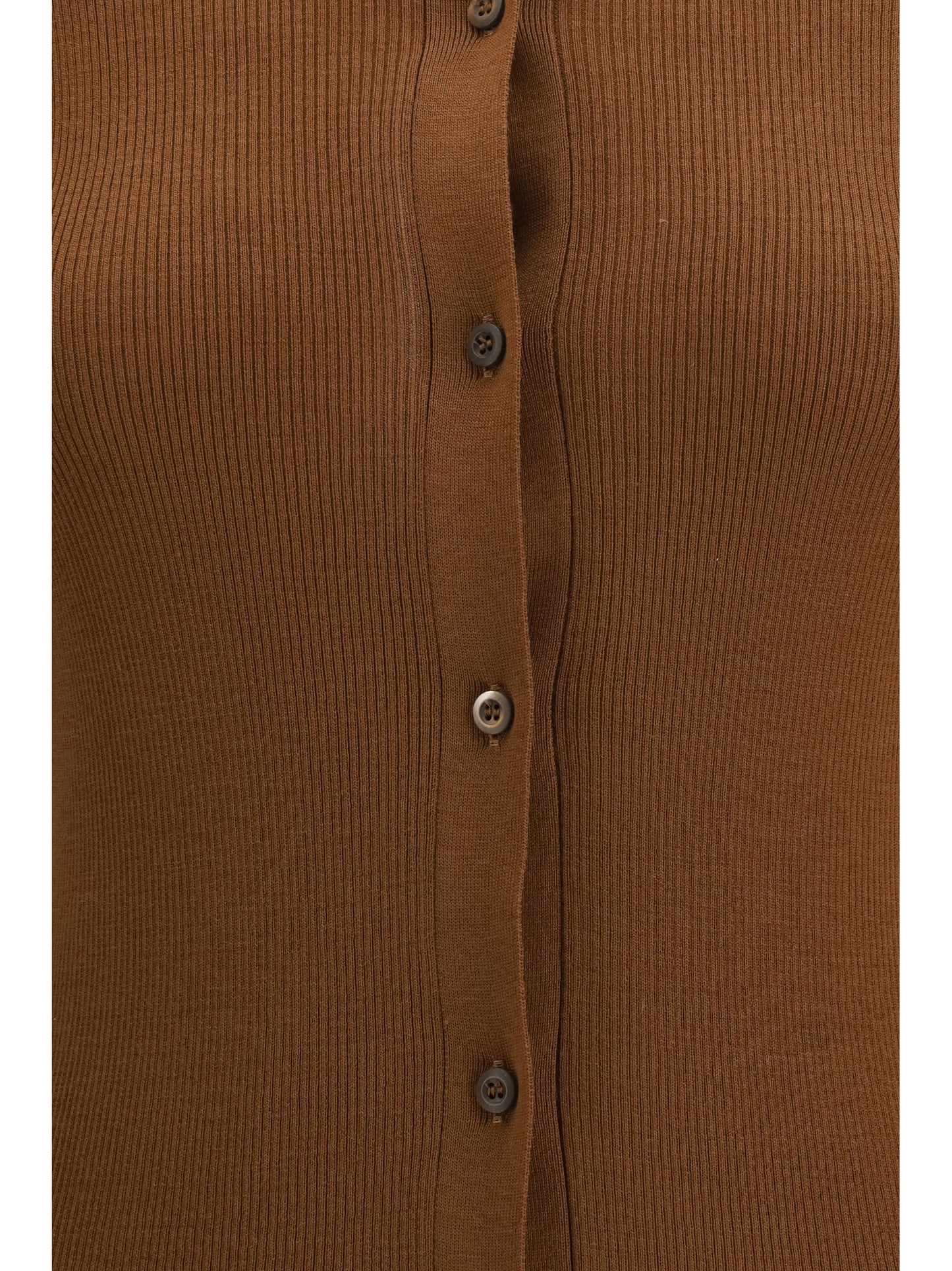 Prada Women Ribbed Wool Cardigan PRADA