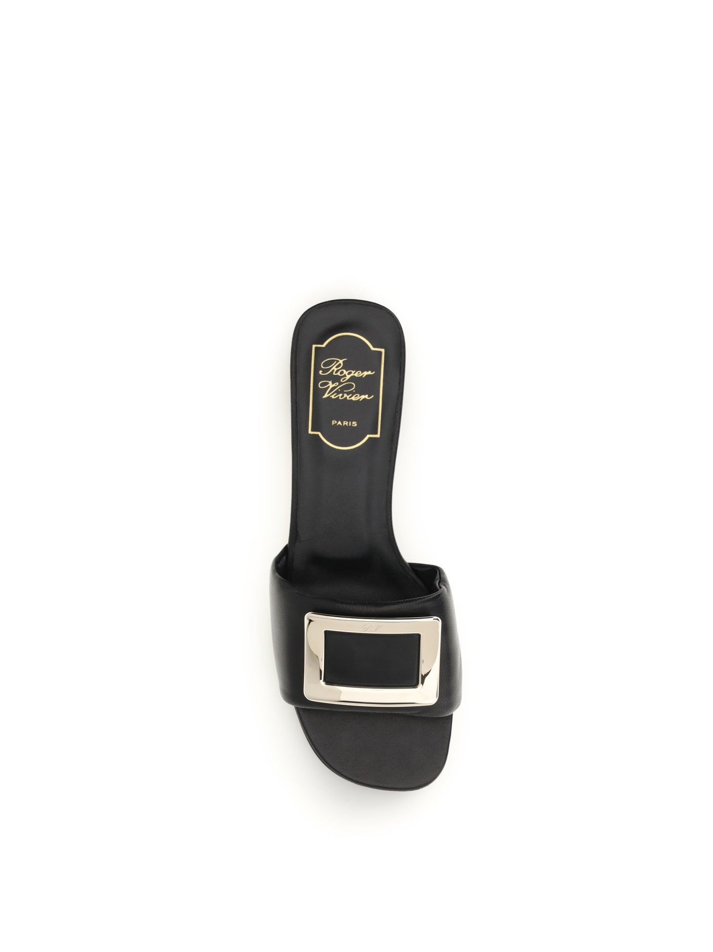 Roger Vivier Women Leather Slide Sandals ROGER VIVIER