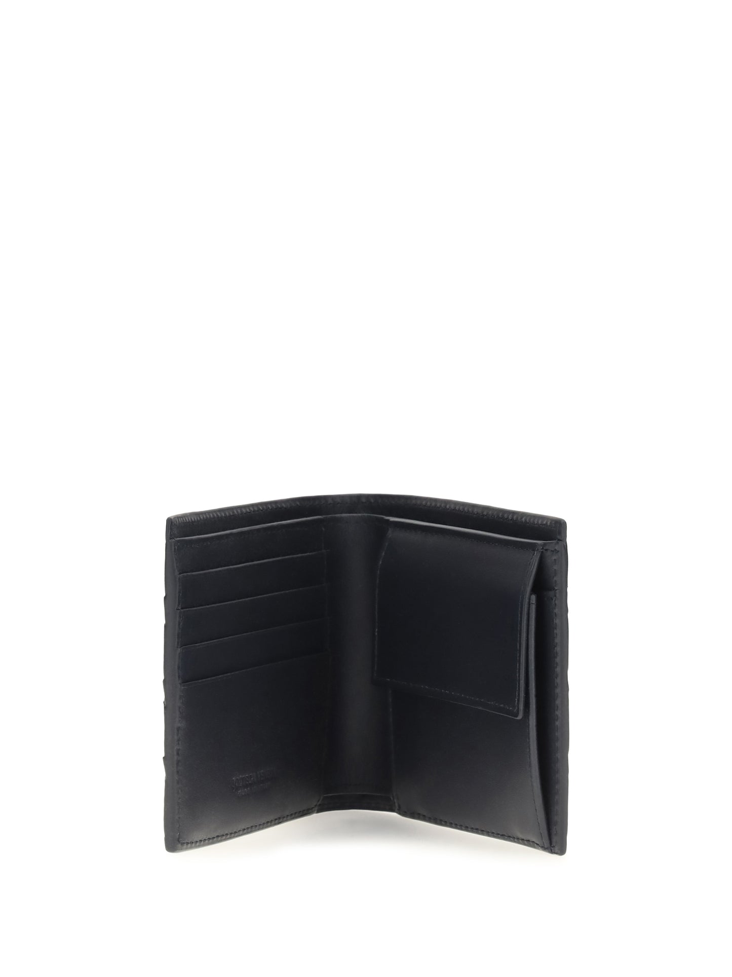 Bottega Veneta Men Bifold Leather Intrecciato Wallet BOTTEGA VENETA