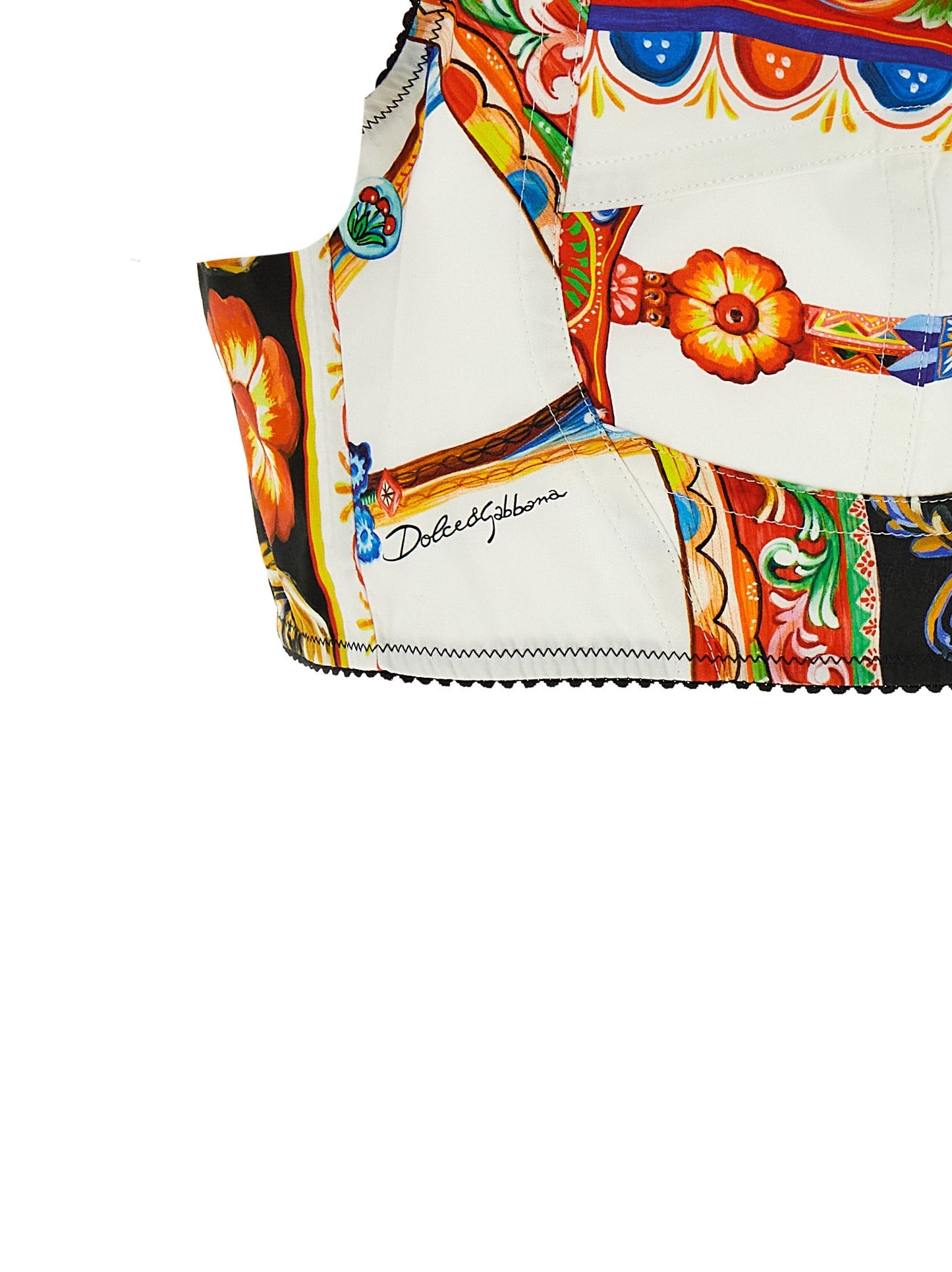 Dolce & Gabbana Women 'Carretto' Crop Top DOLCE & GABBANA