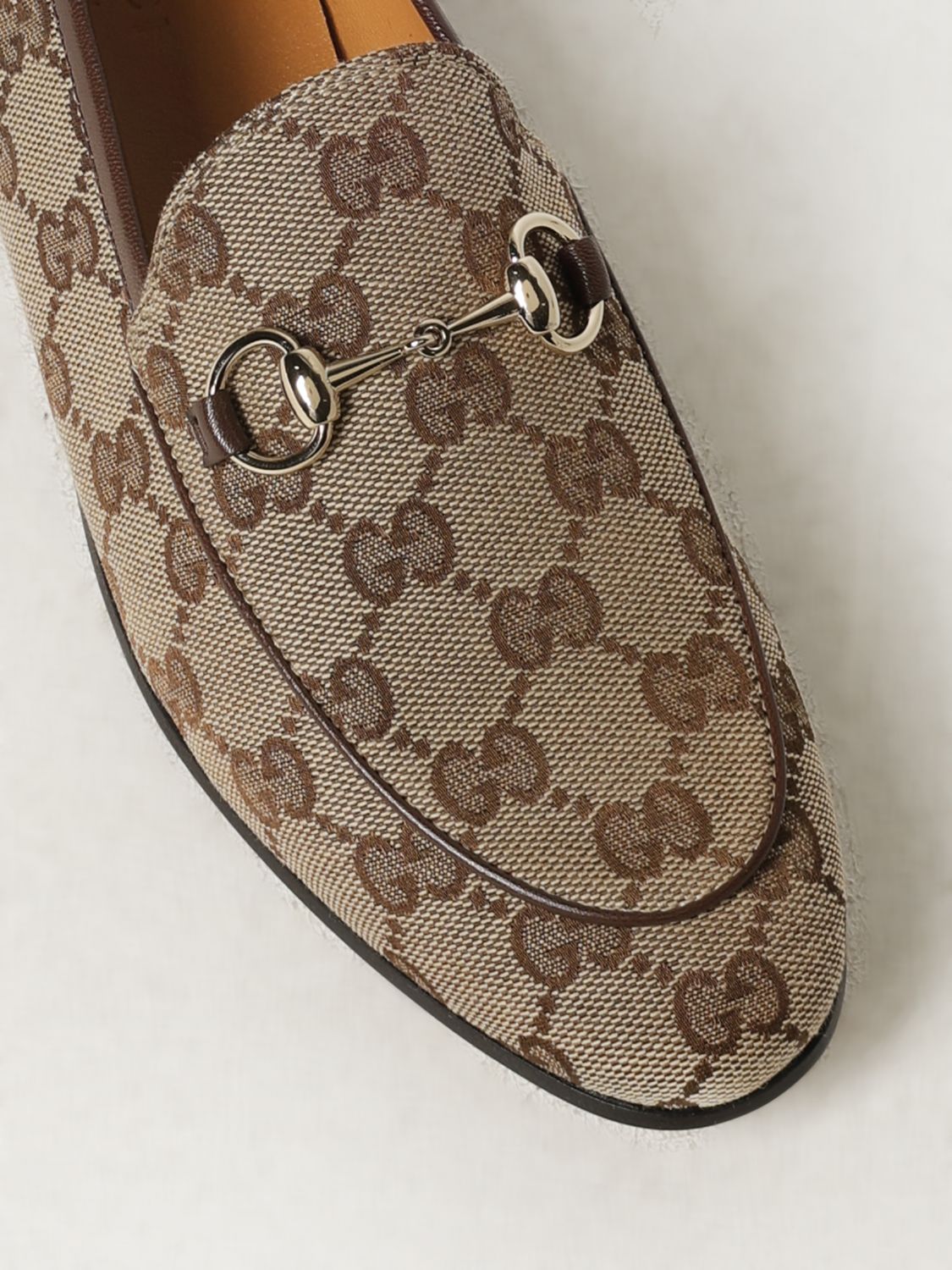 Gucci Women Gucci Gg Supreme Canvas Loafers GUCCI