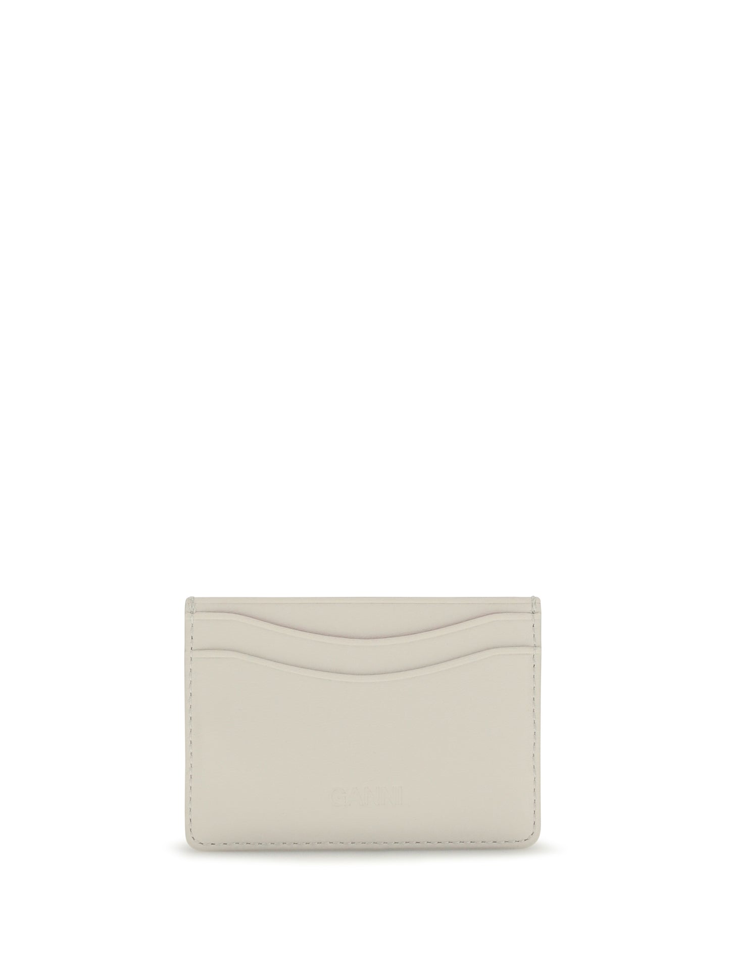Ganni Women Bou Card Holder With Raspberry Print GANNI