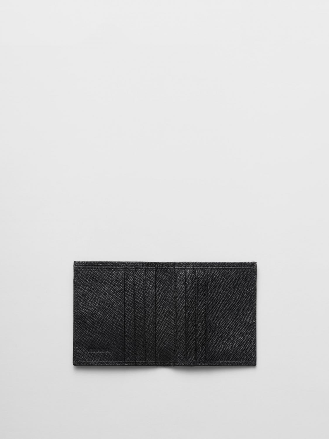 Prada Wallet Men Black PRADA