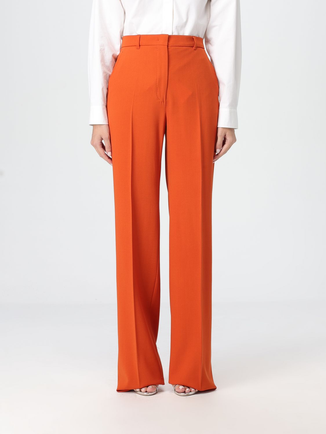 Max Mara Studio Pants Woman Orange MAX MARA STUDIO