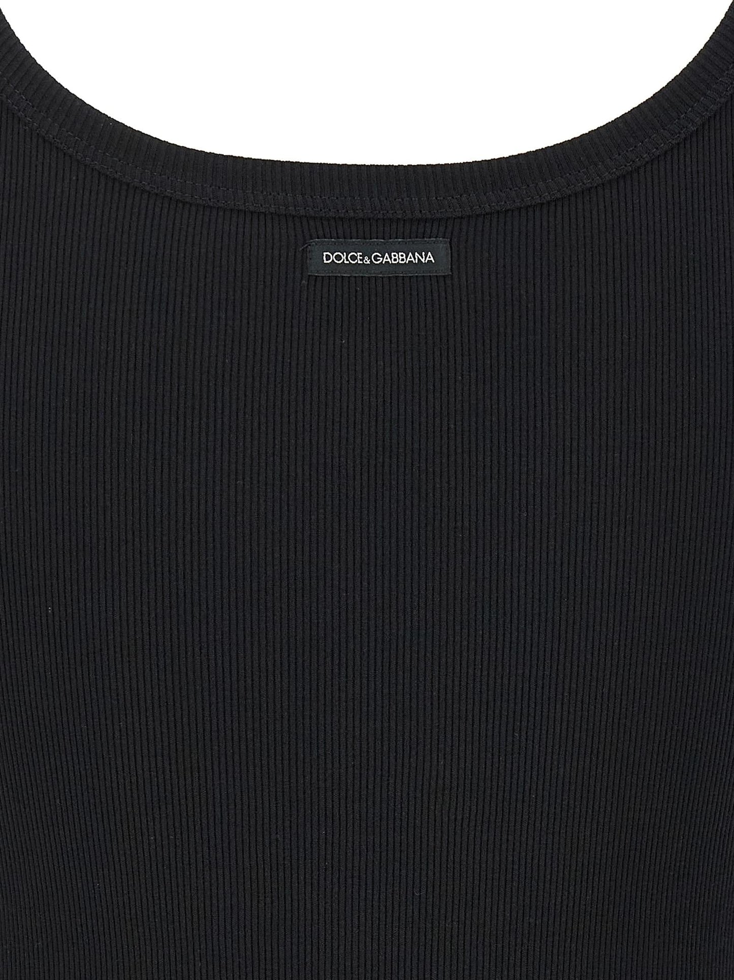 Dolce & Gabbana Women Ribbed Tank Top DOLCE & GABBANA