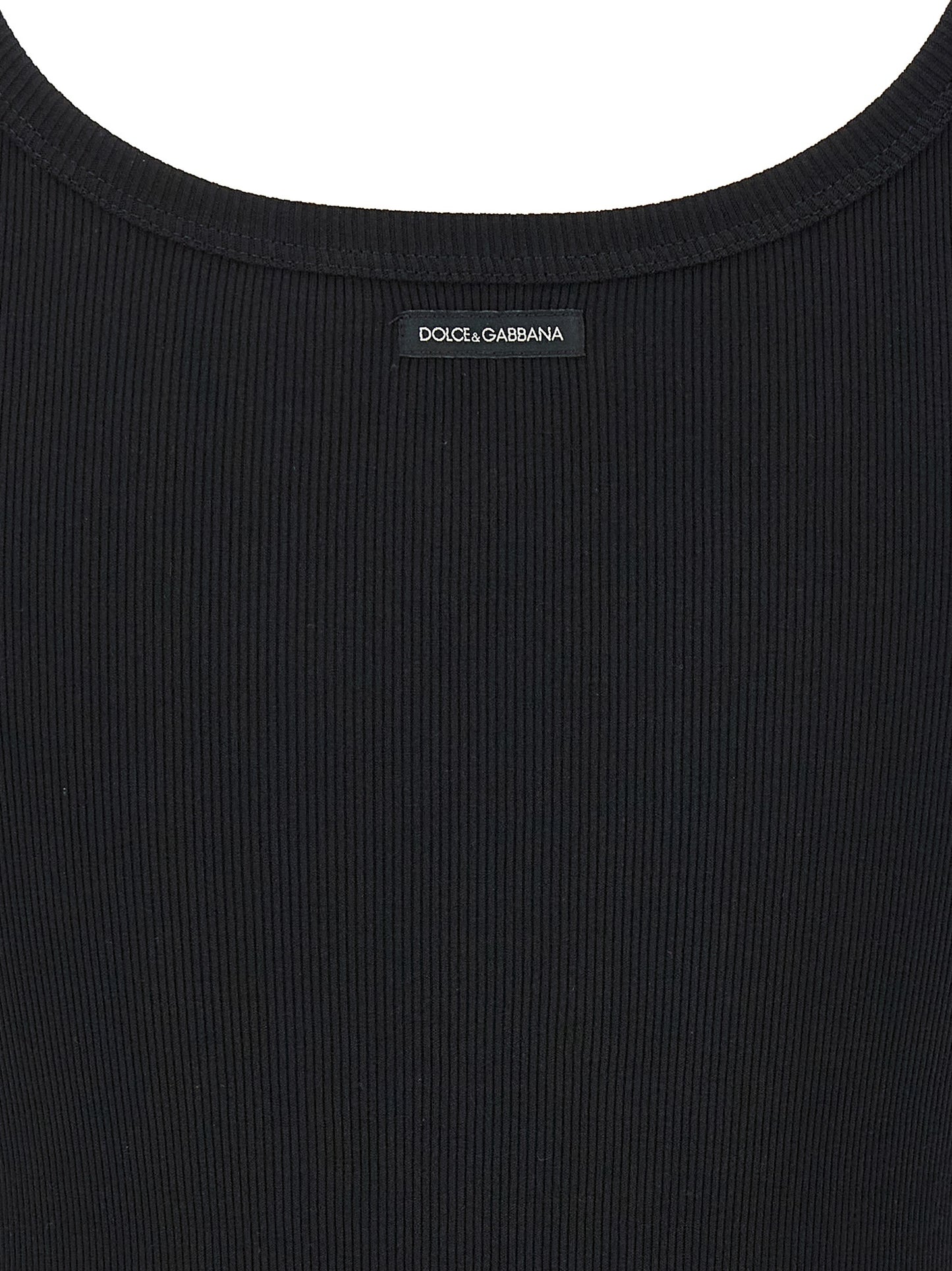 Dolce & Gabbana Women Ribbed Tank Top DOLCE & GABBANA
