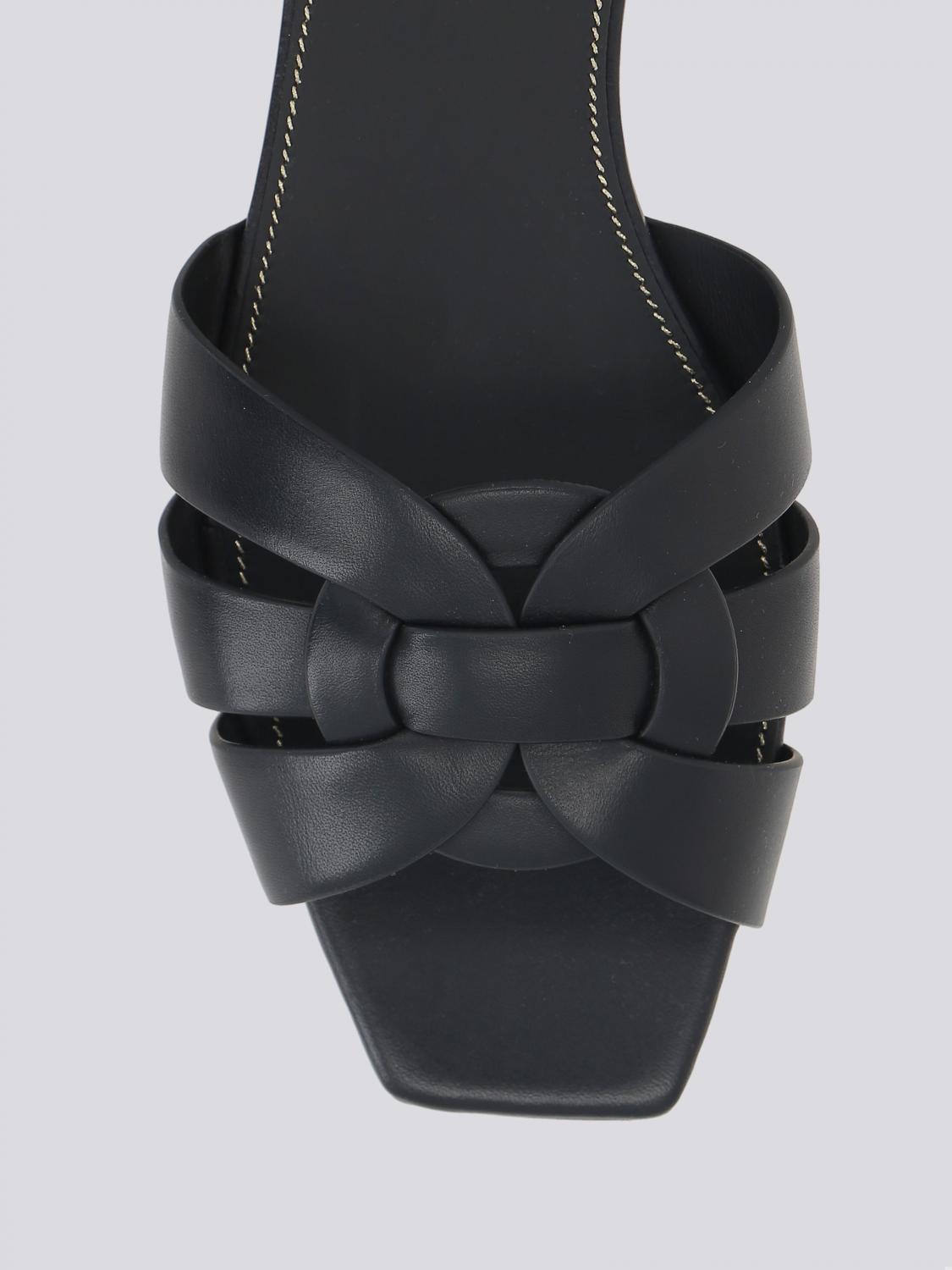 Saint Laurent Heeled Sandal Woman Black